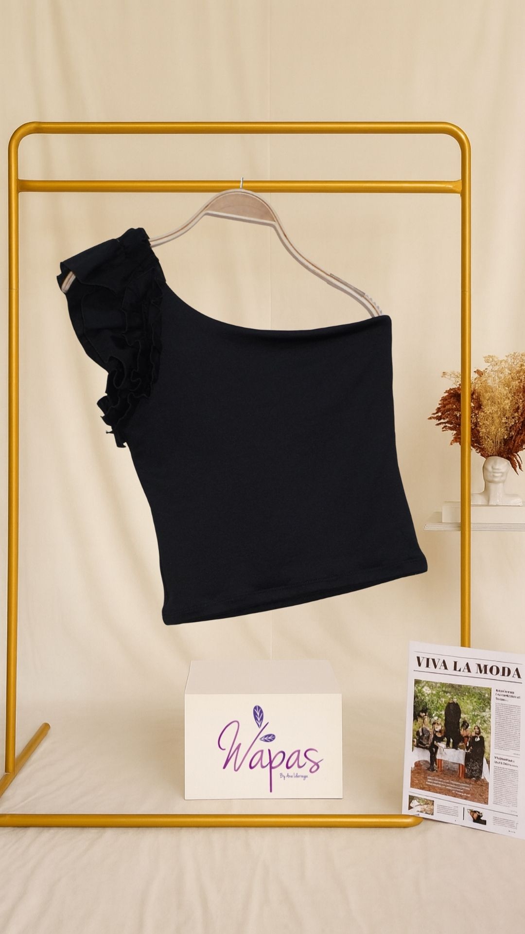 Blusa de un solo hombro