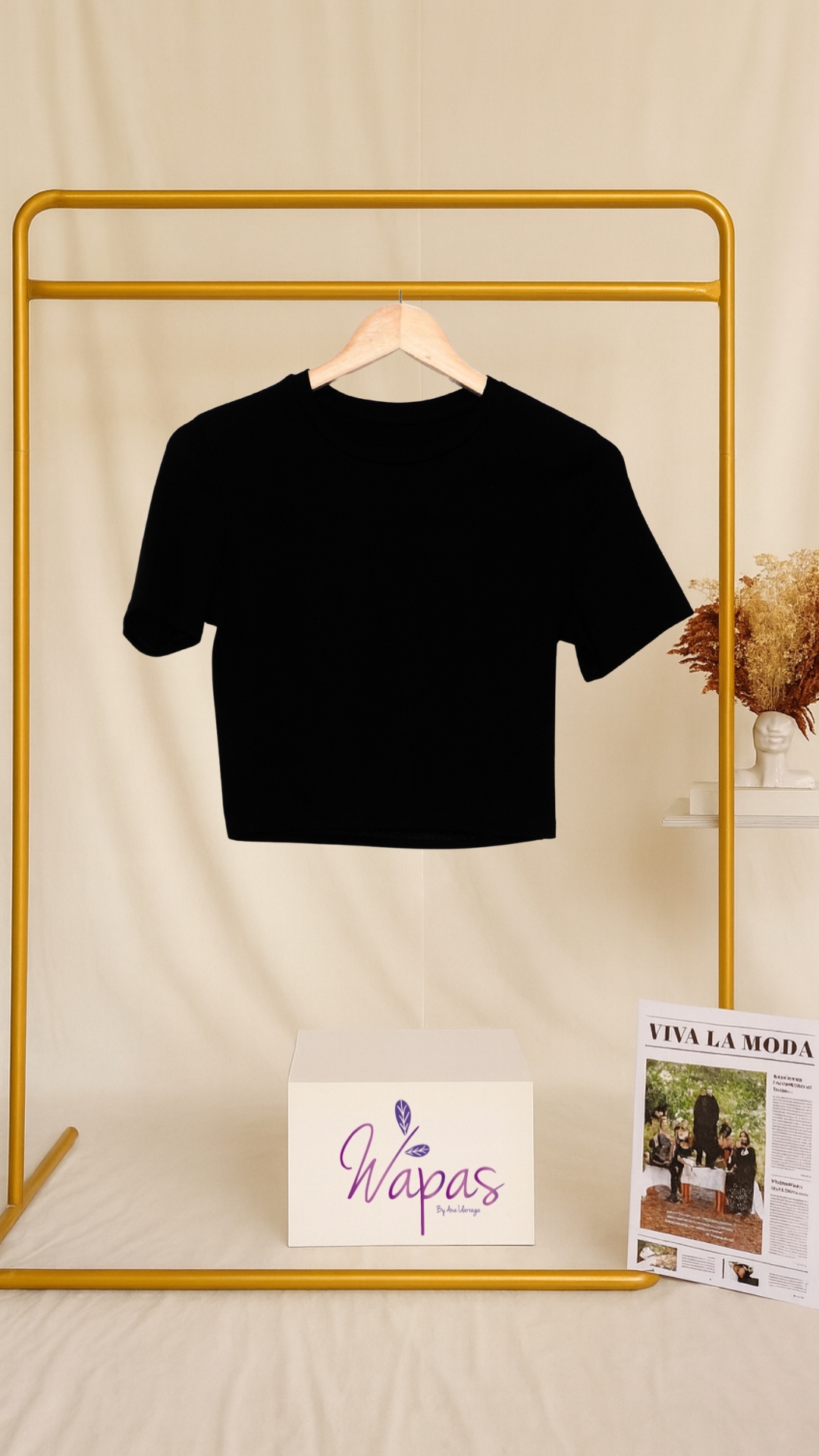 Camiseta negra básica