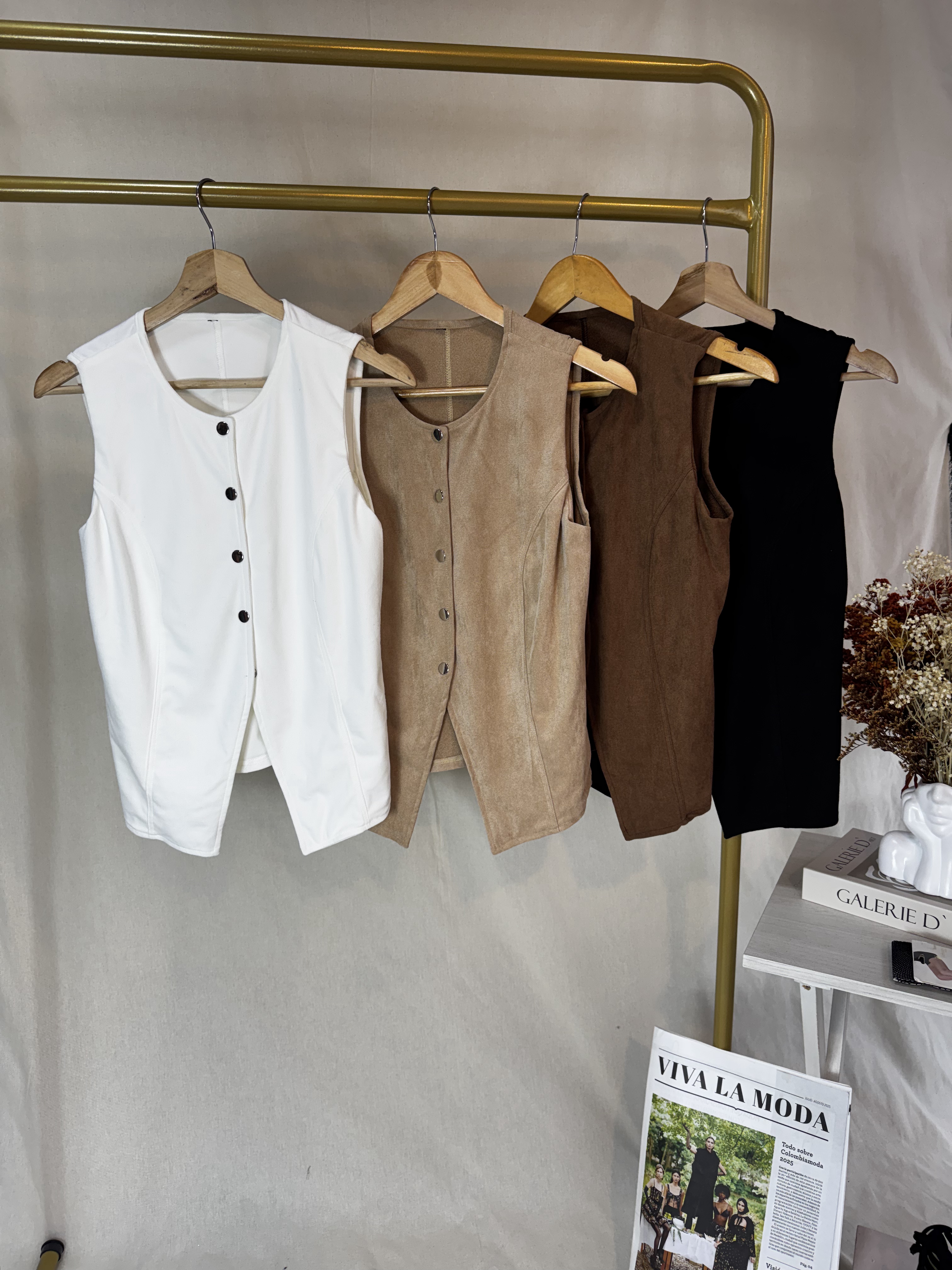 Chalecos de moda para mujer