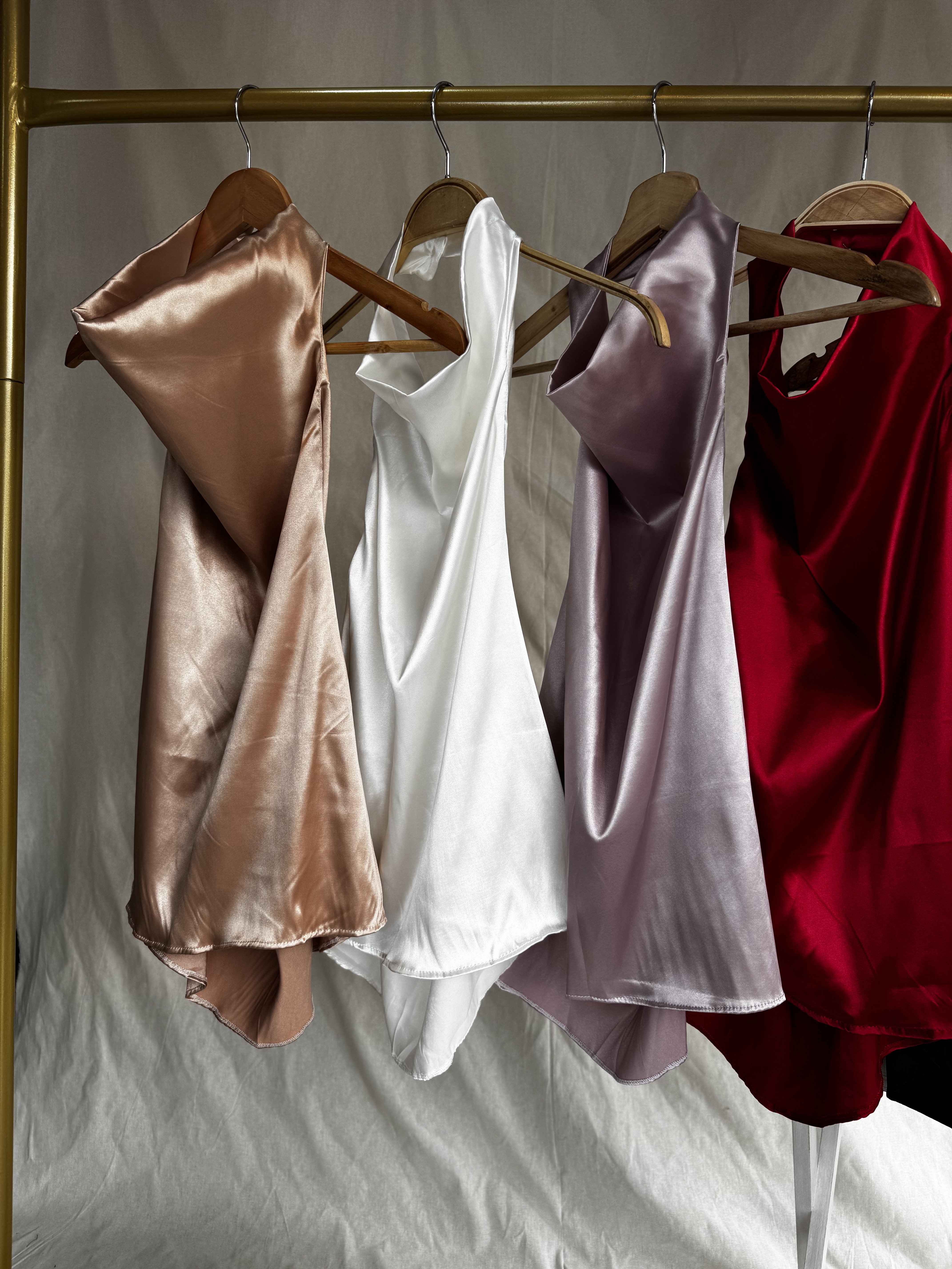 Blusas satinado para mujer