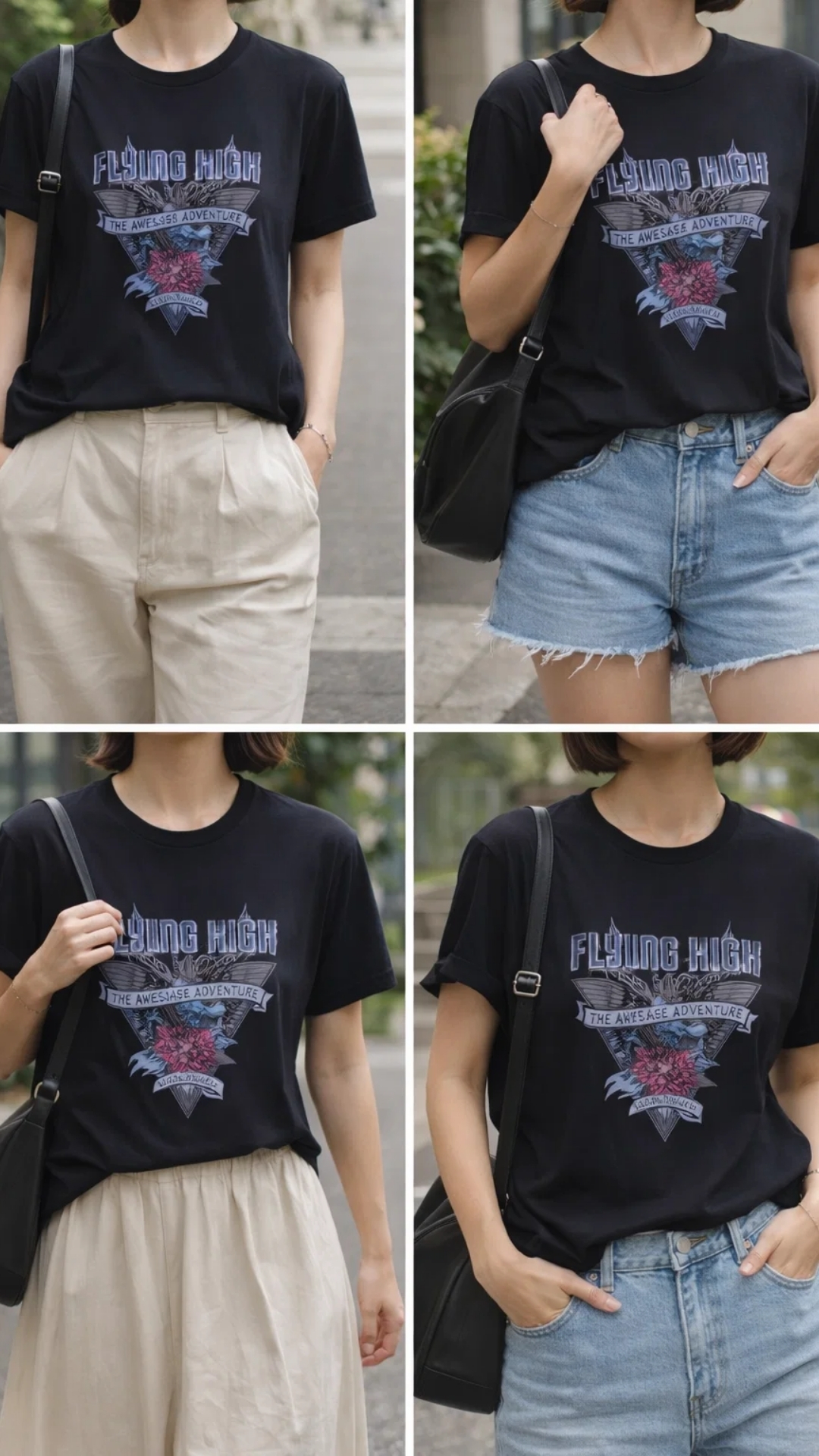 Camiseta Flying High Negra