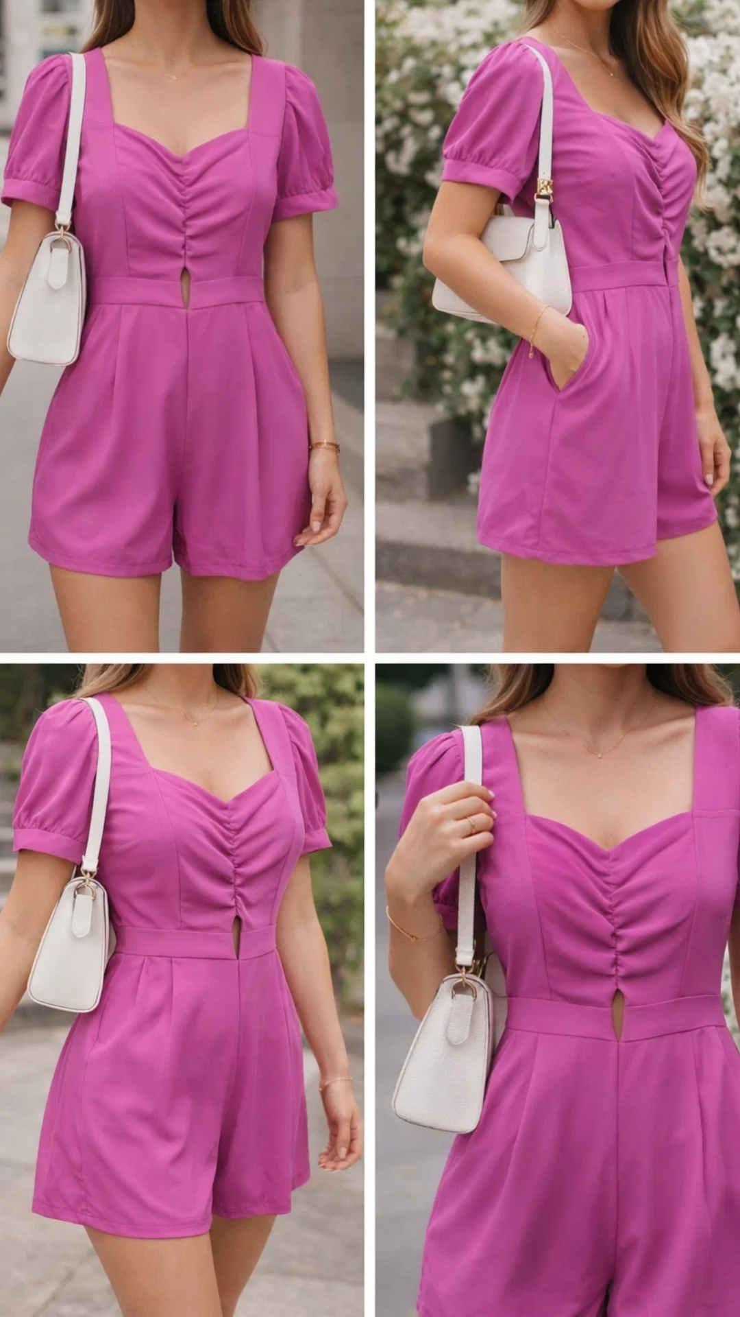 Romper rosa fucsia