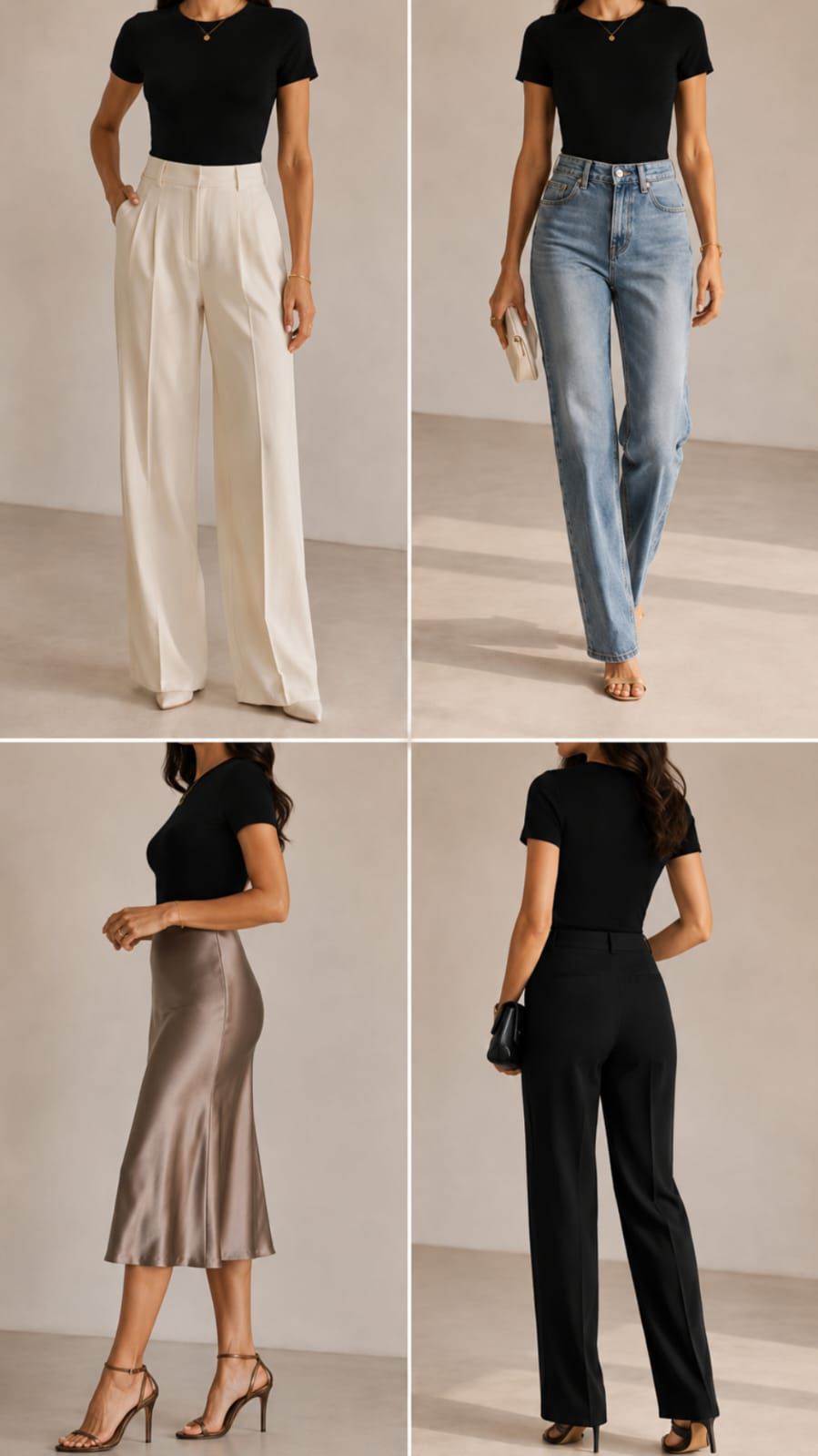 Body Básico Negro Mujer