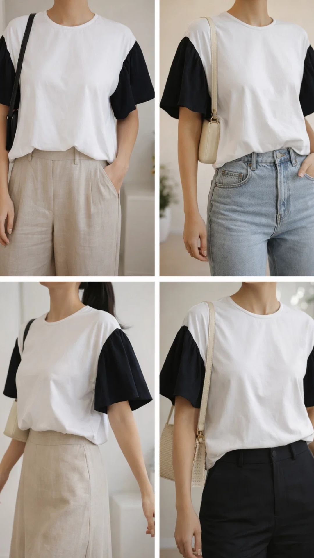 Camiseta manga Negra