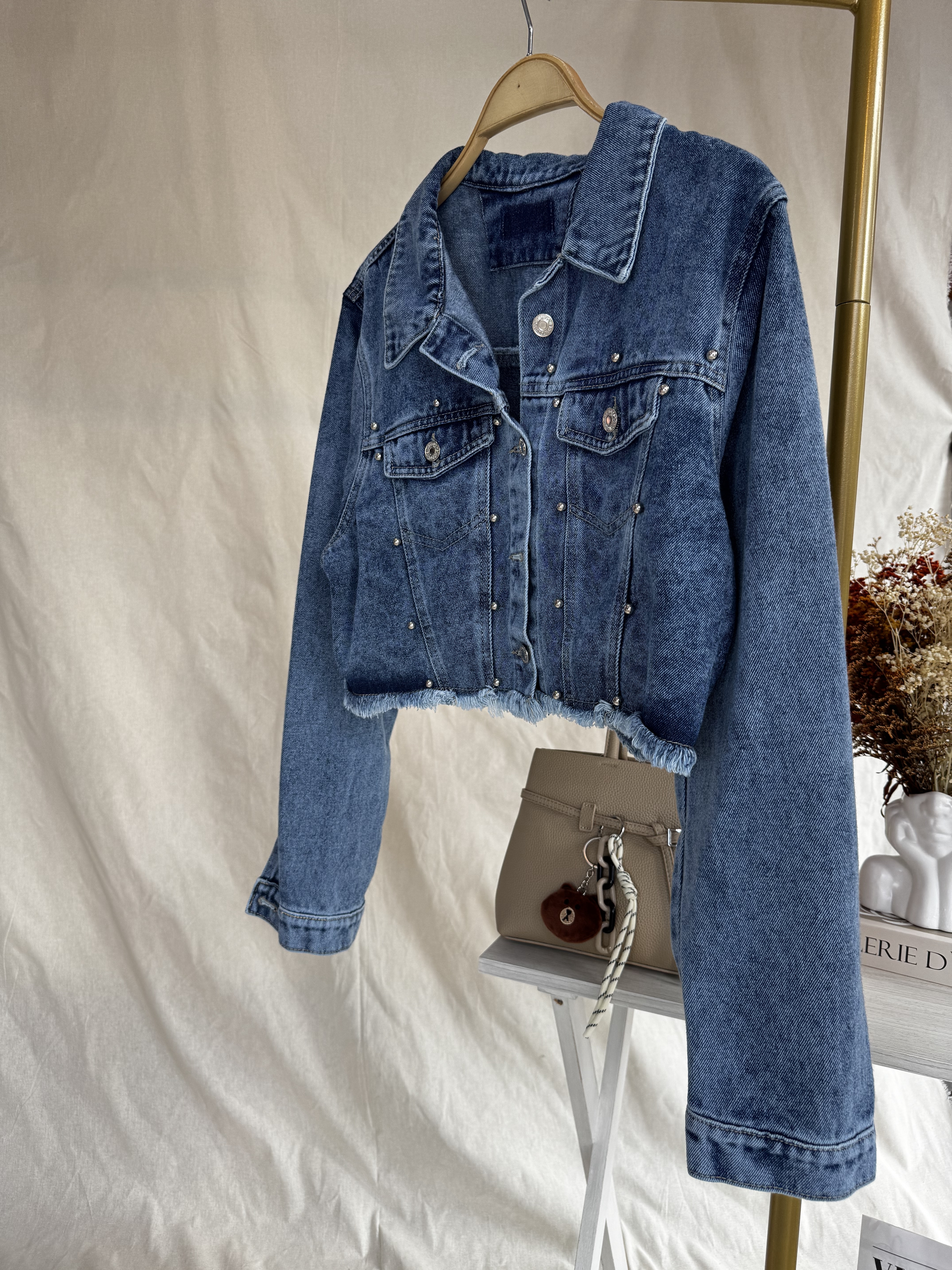 Chaqueta de mezclilla corta