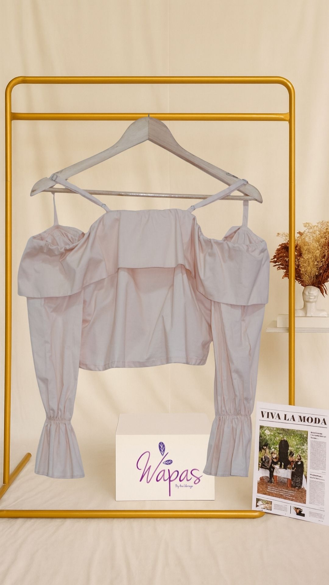 Blusa de hombros descubiertos