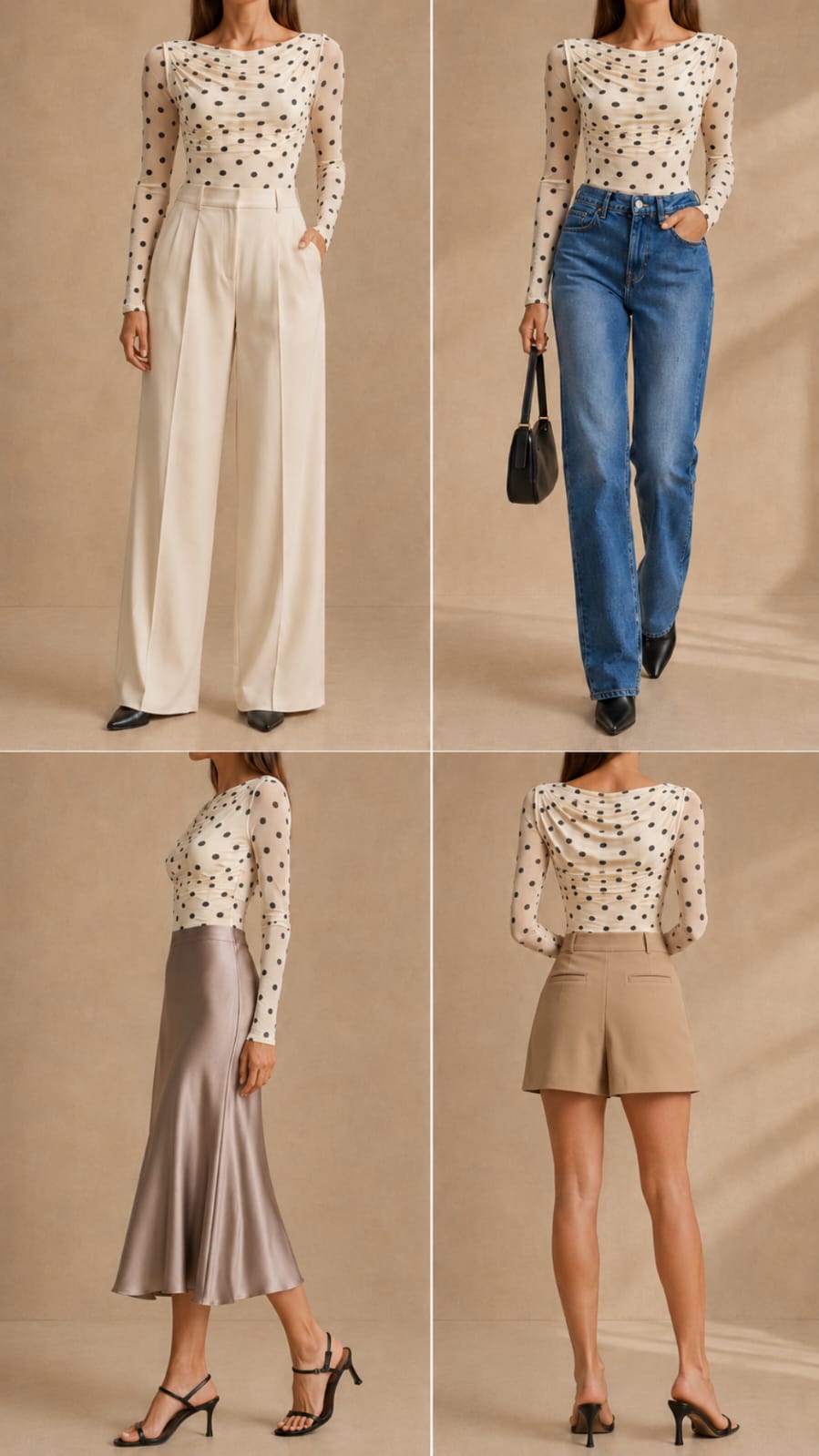 Blusa  con lunares
