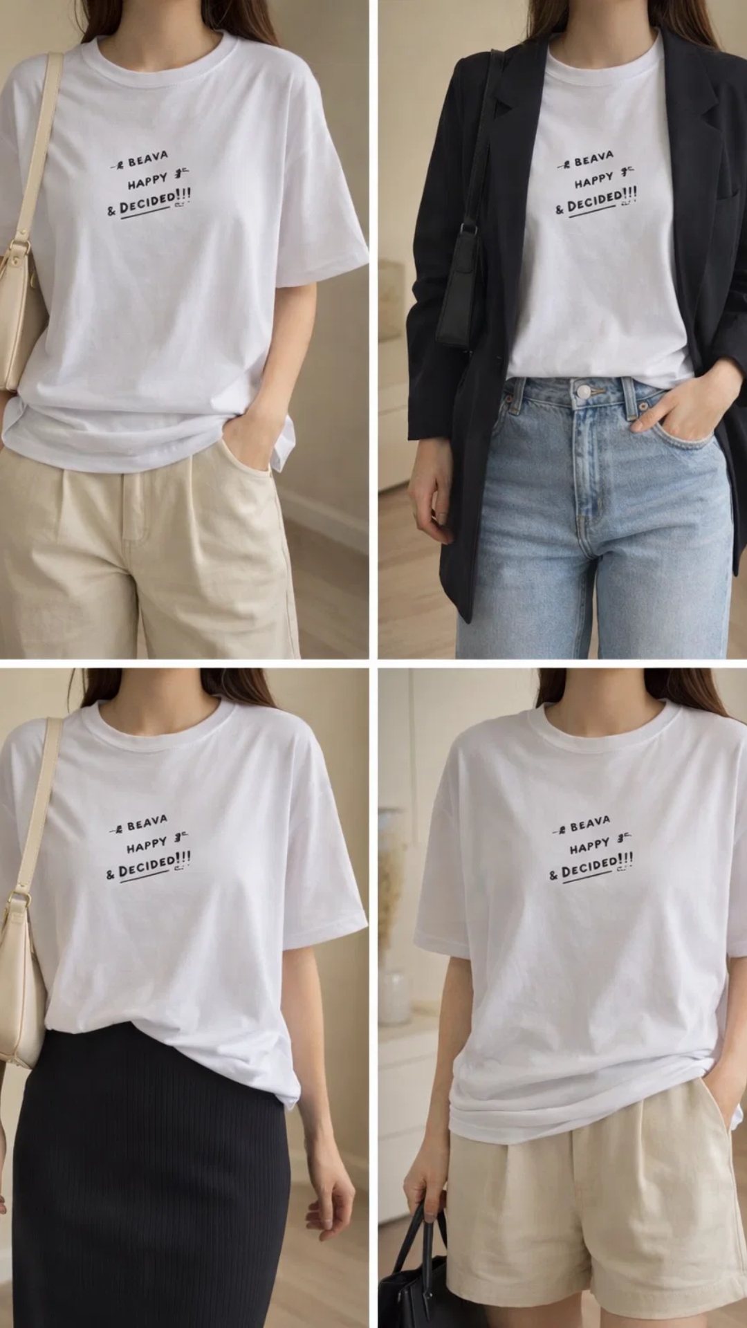 Camiseta Blanca Estampada