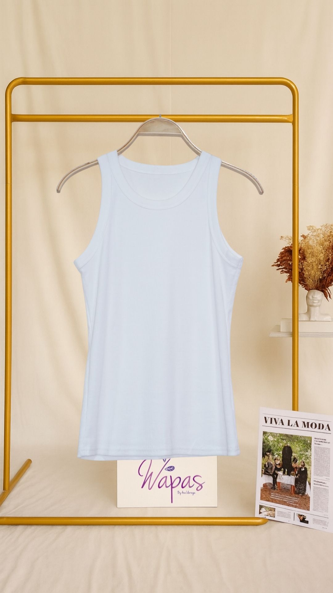 Camiseta sin mangas claro