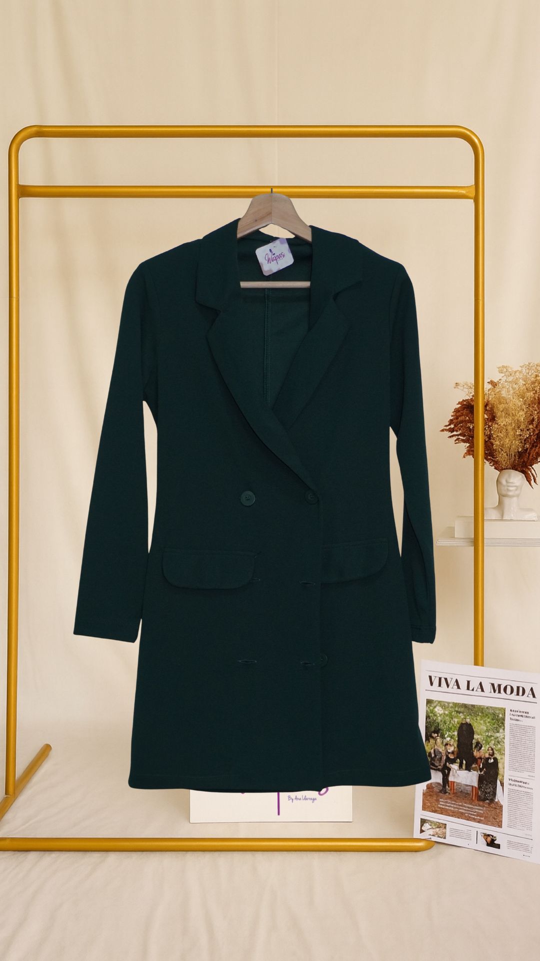 Blazer negro elegante