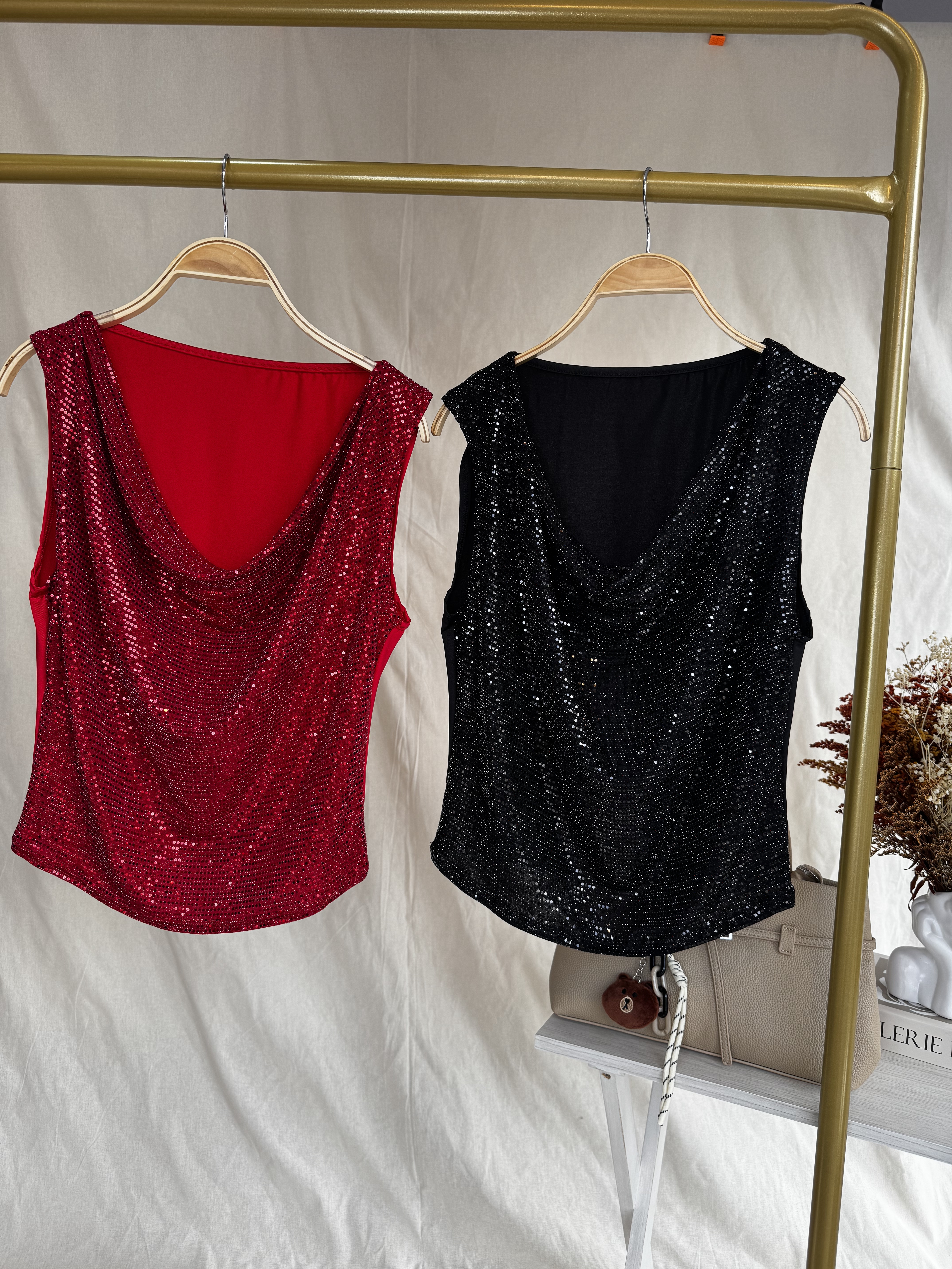 Blusas de lentejuelas