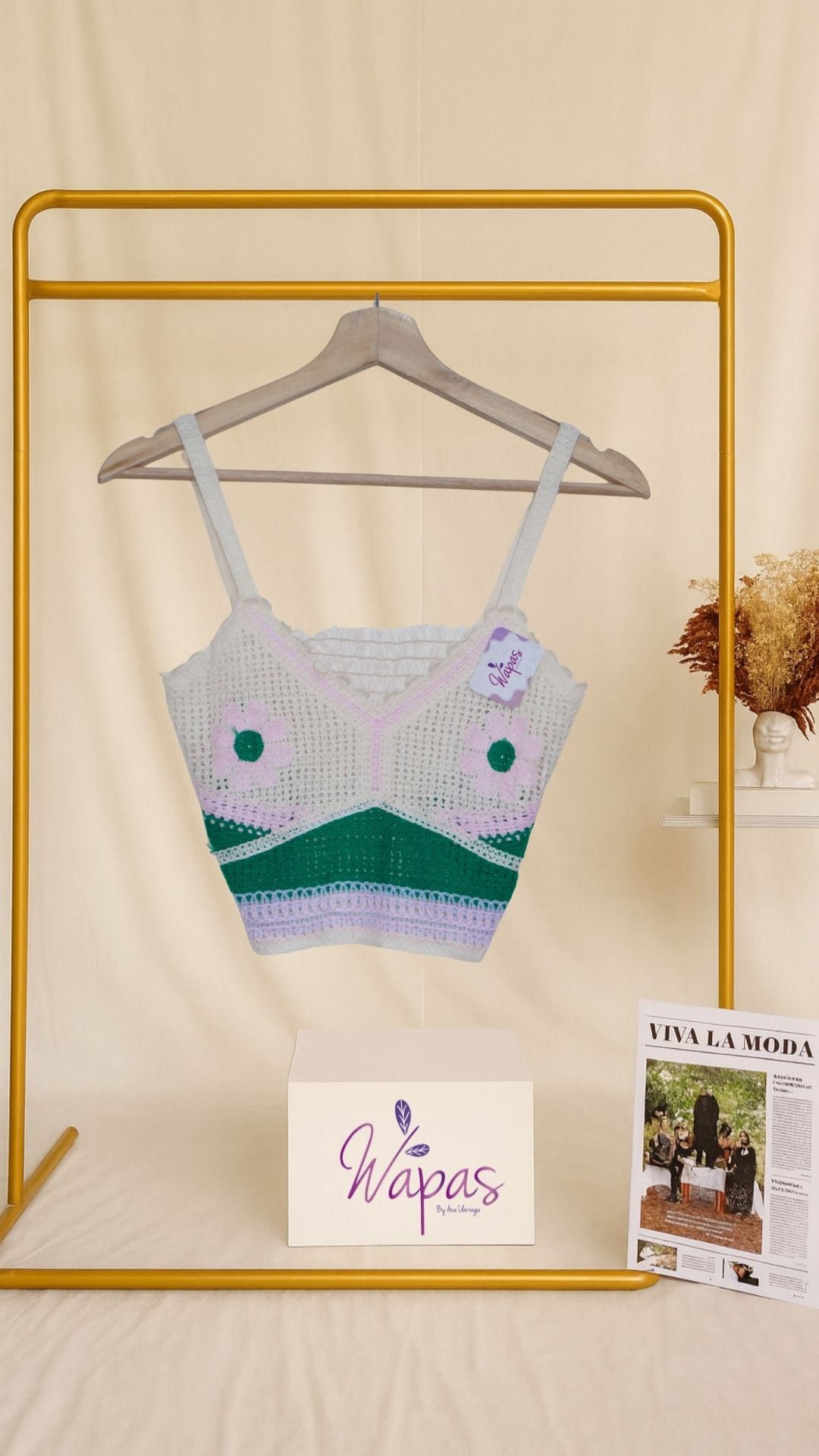 Top tejido artesanal