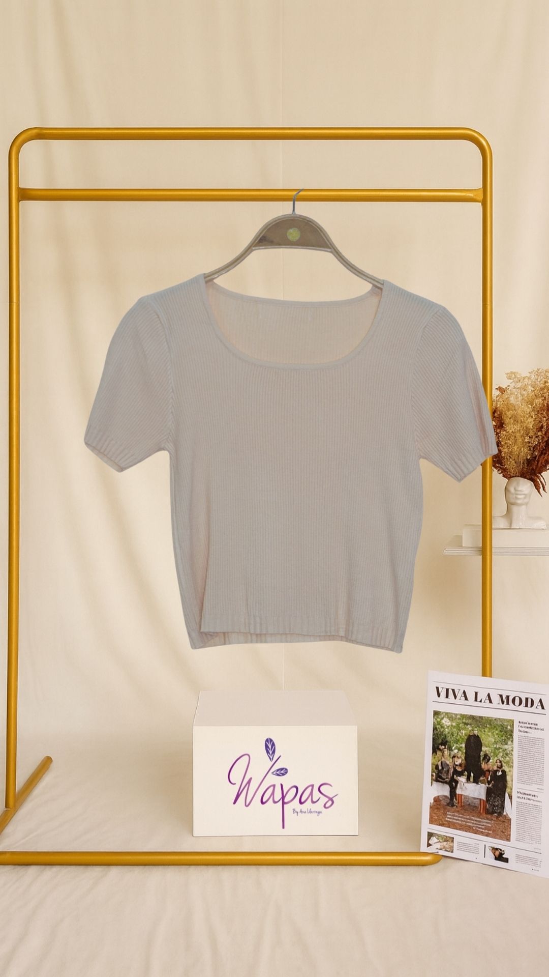 Blusa de manga corta