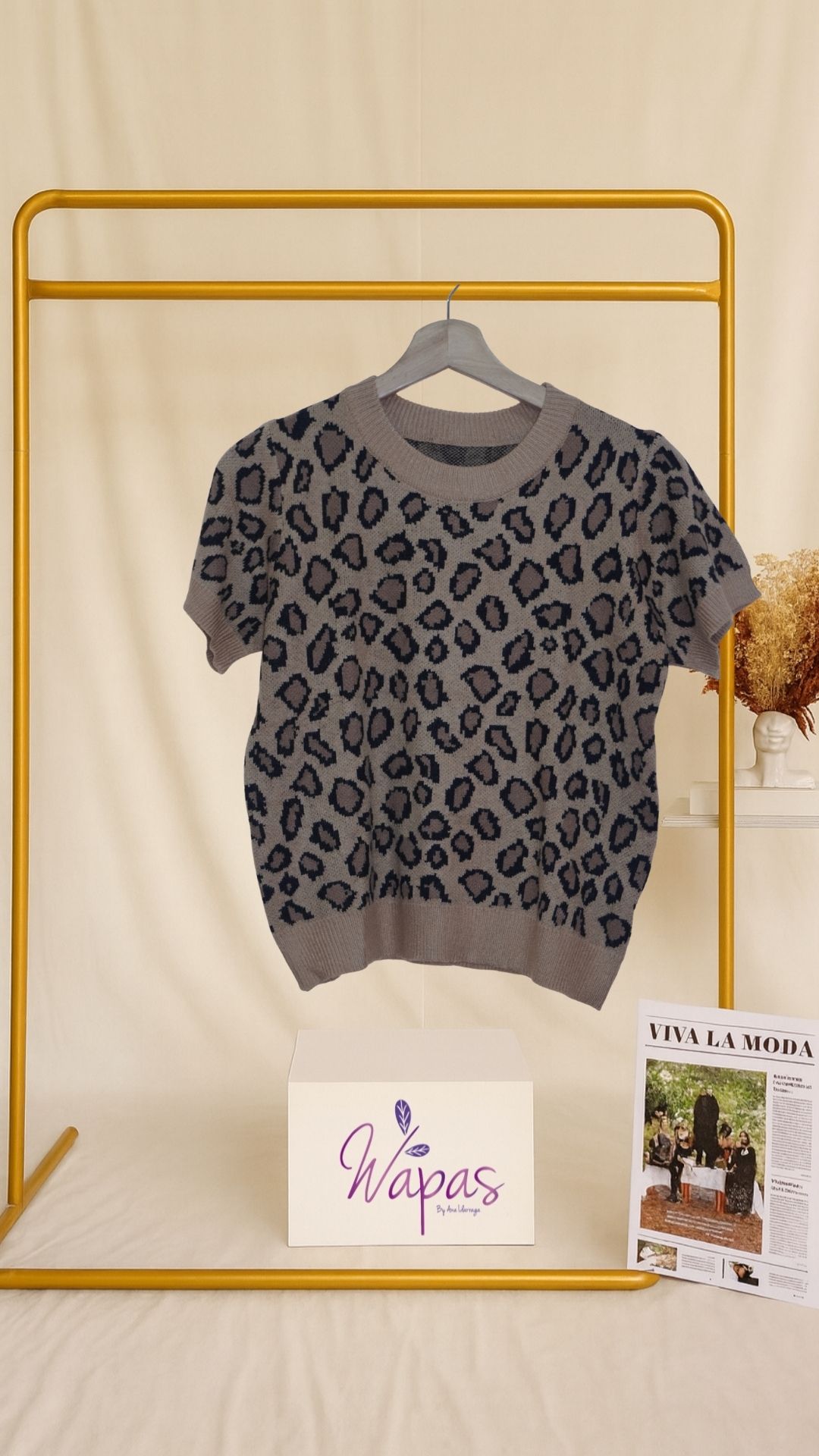 Suéter de animal print