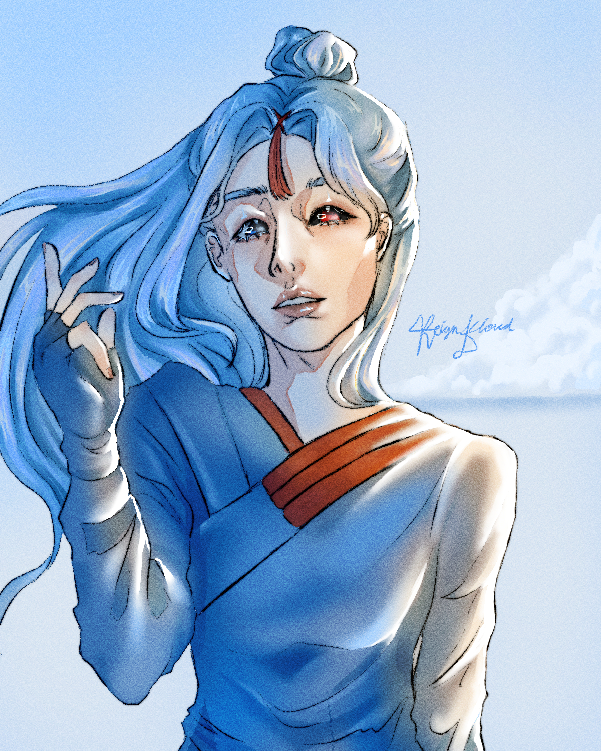 Girl in Blue