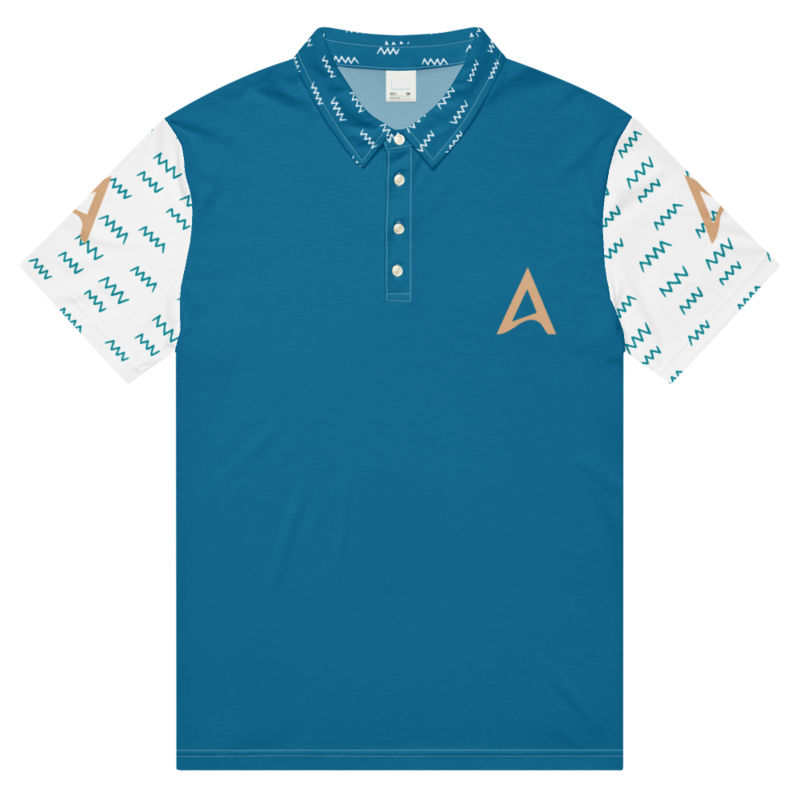Men’s slim fit polo Blue