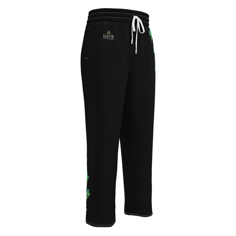 Pantalón deportivo negro con rayos