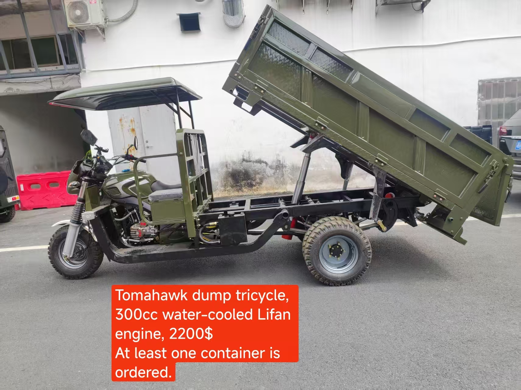 Tomahawk Dump Tricycle
