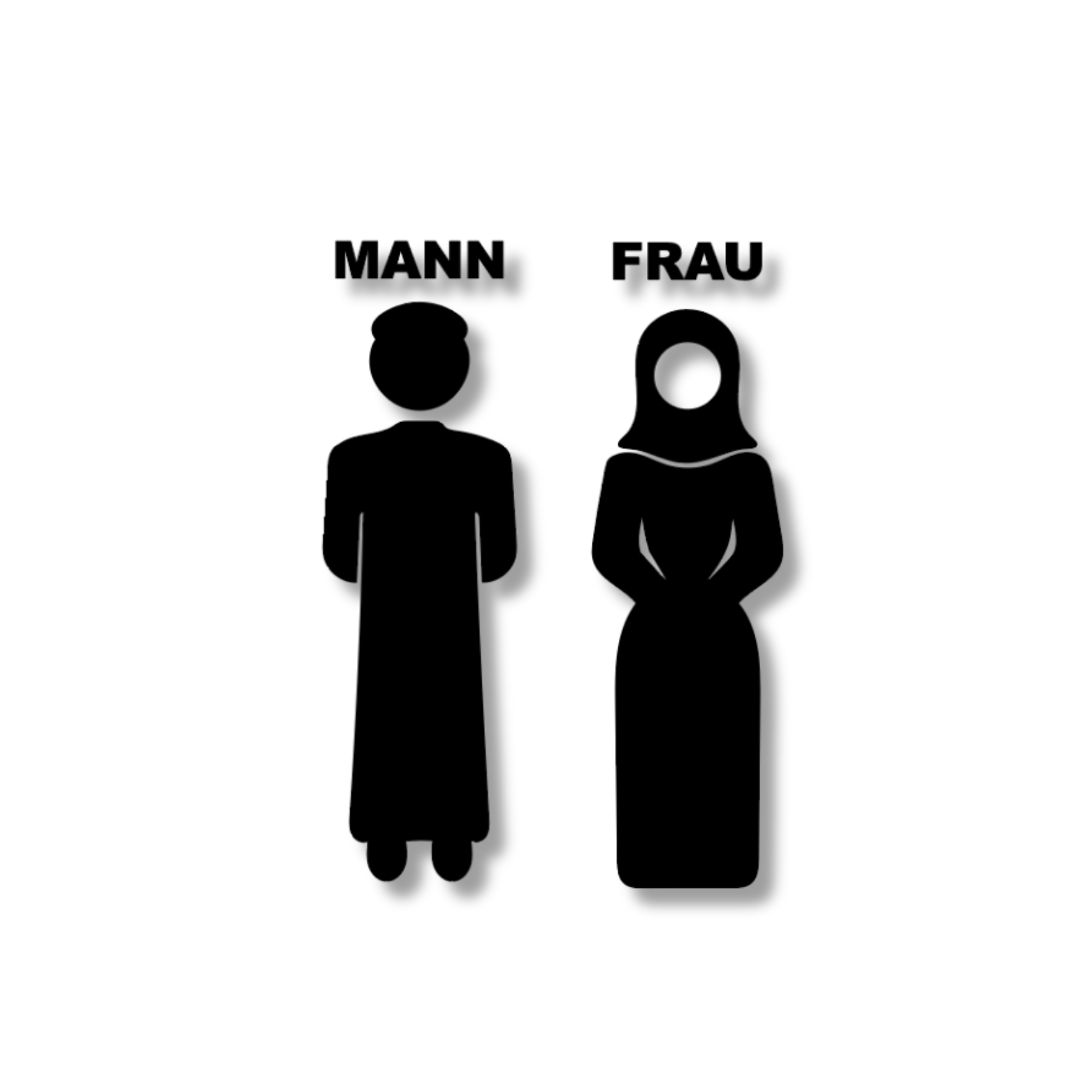 Islamisches_Mann_und_Frau_Badezimmer_Schild_-_3_mm_Acrylselbstklebend