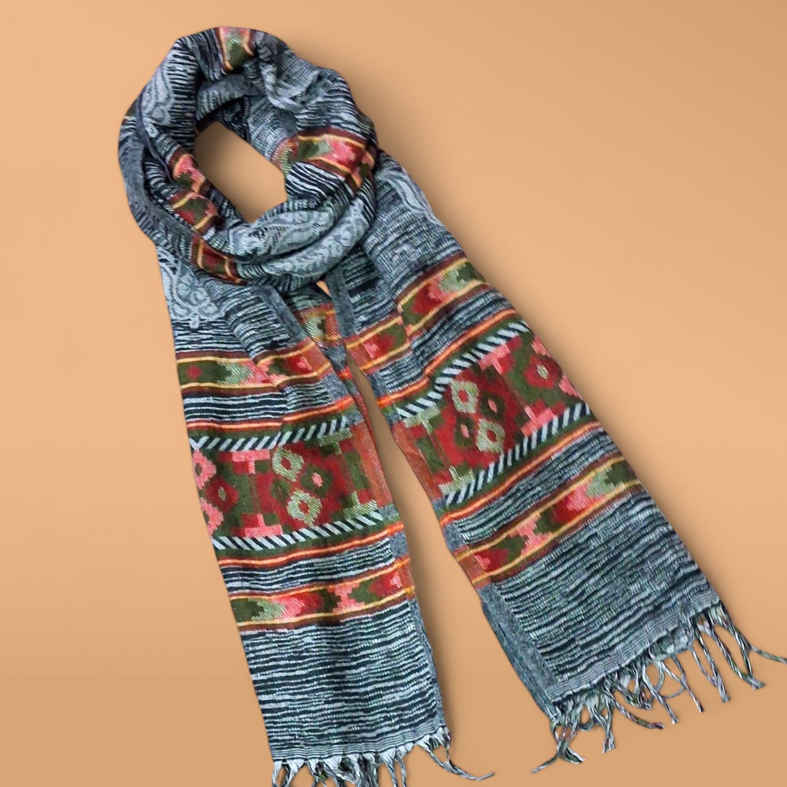 Bufanda artesanal de algodón