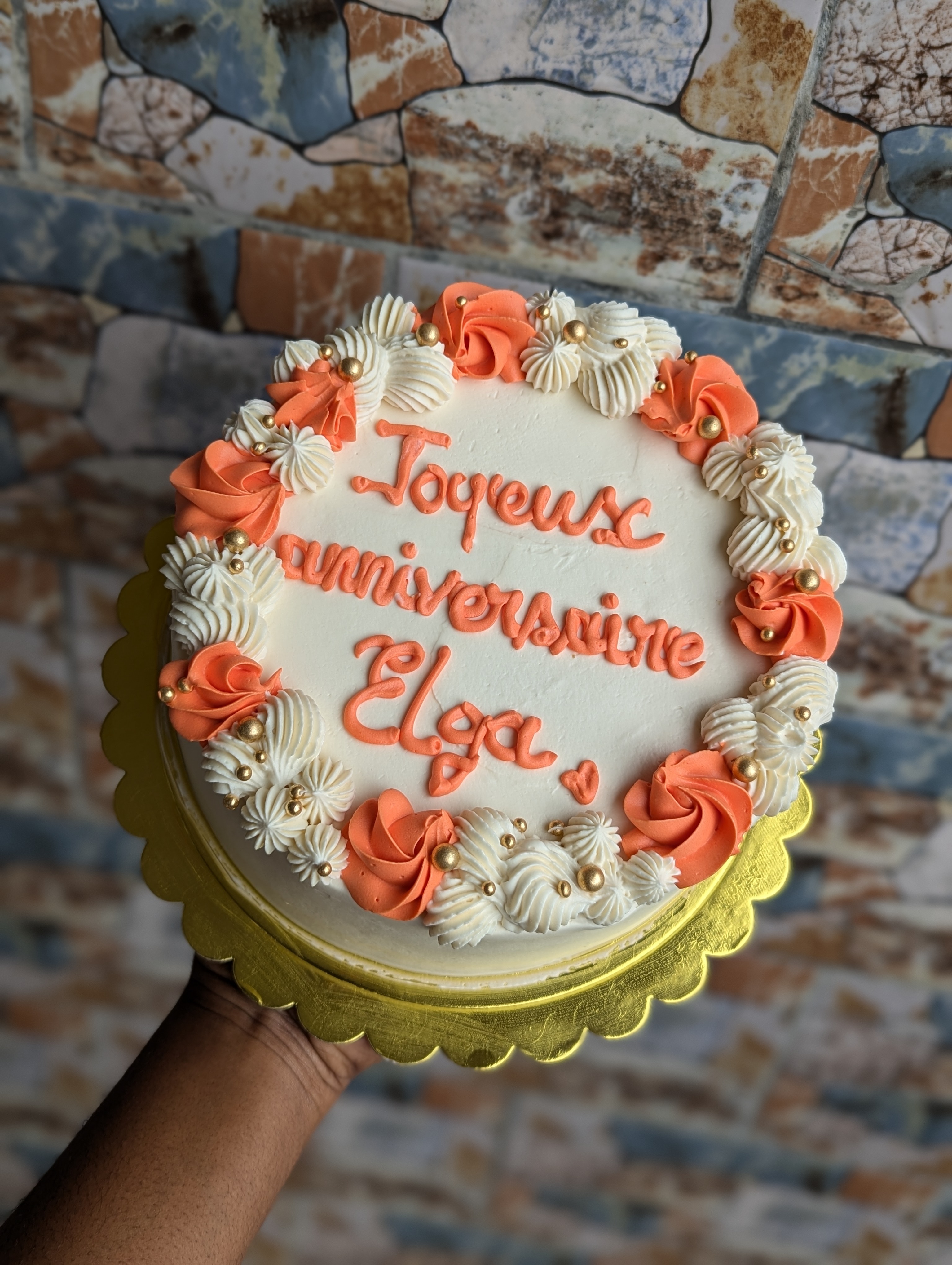 Gâteau d'anniversaire classique