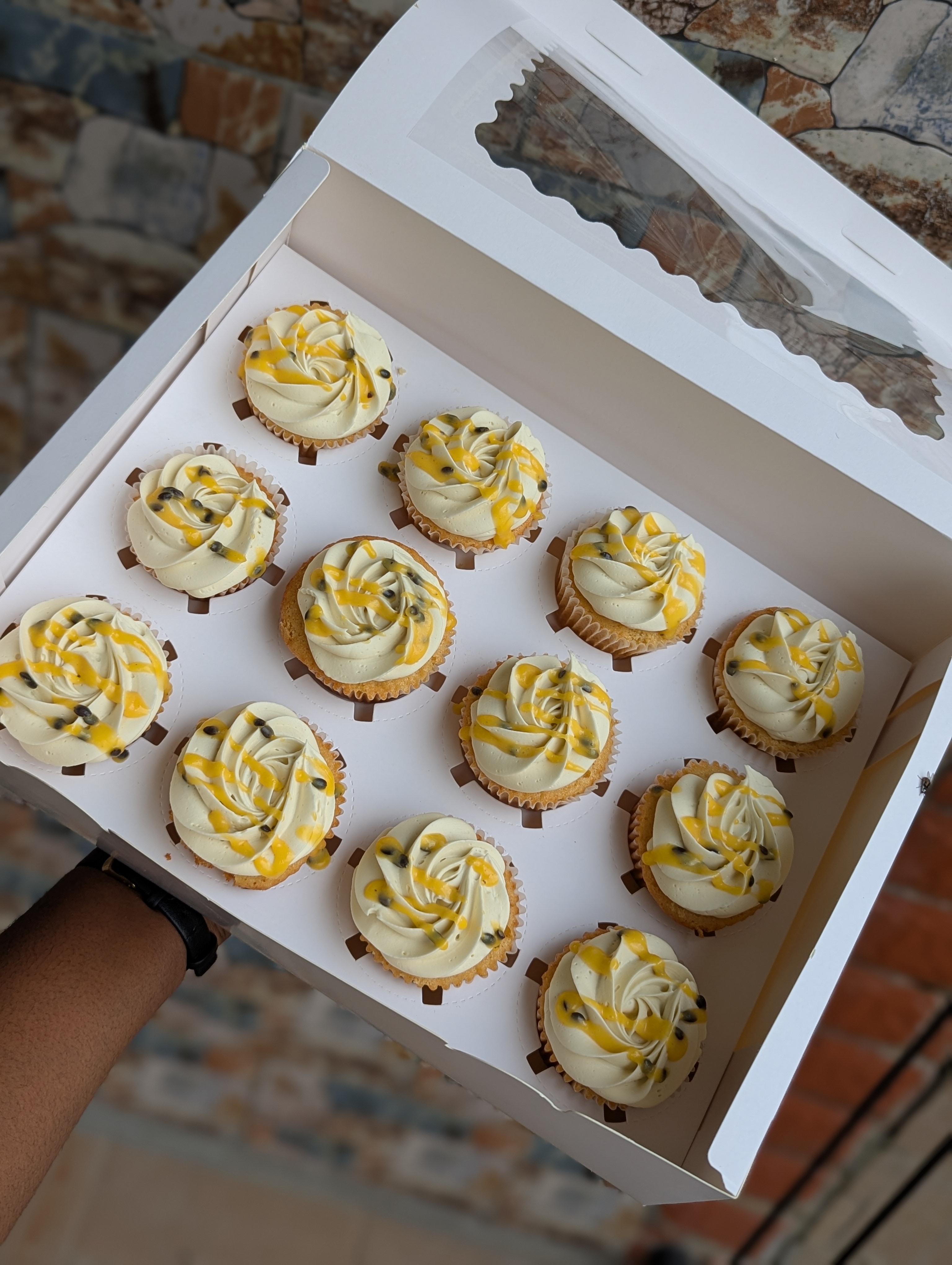 Cupcakes fruit de la passion