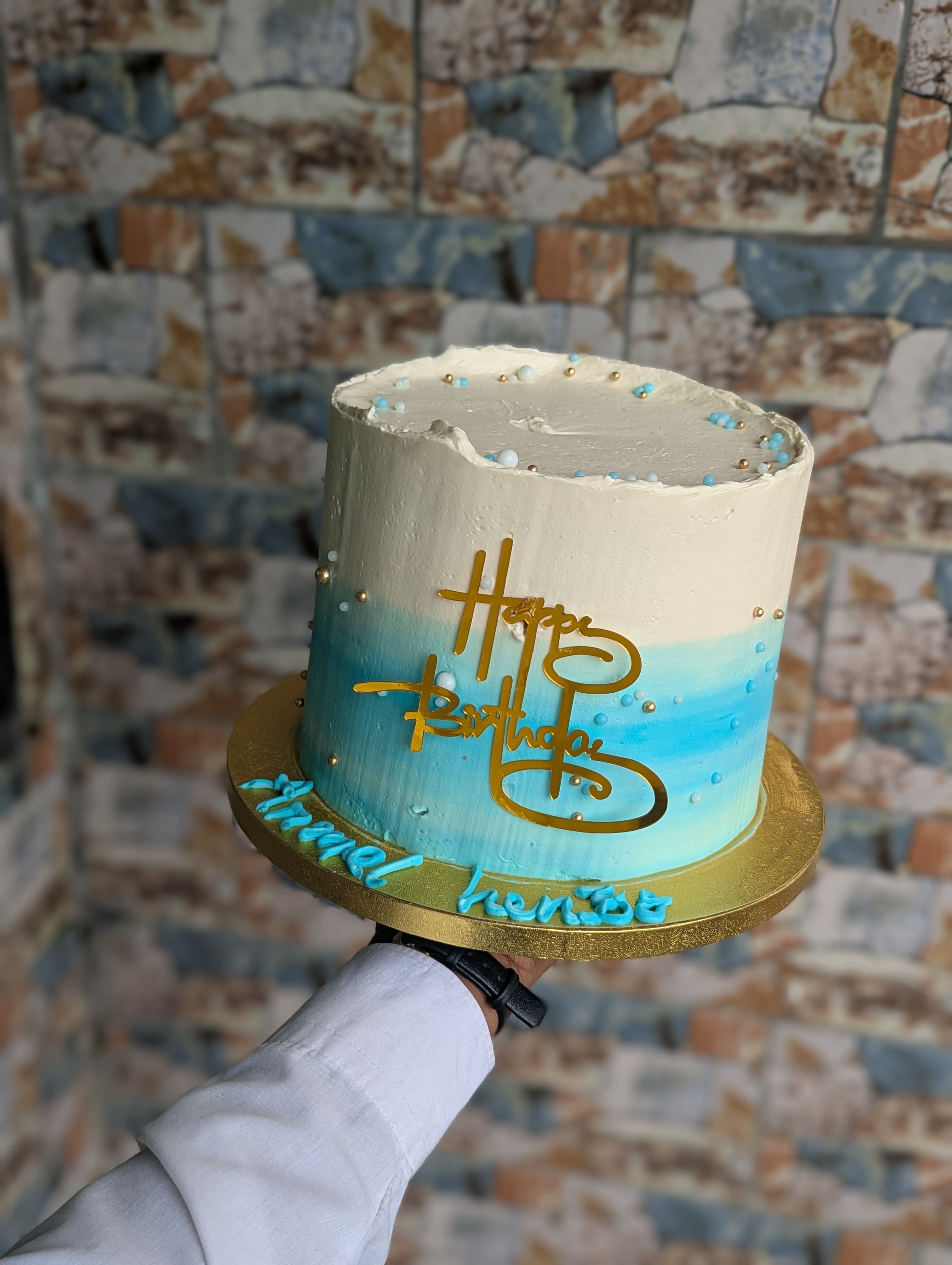 Gâteau d'anniversaire personnalisé 