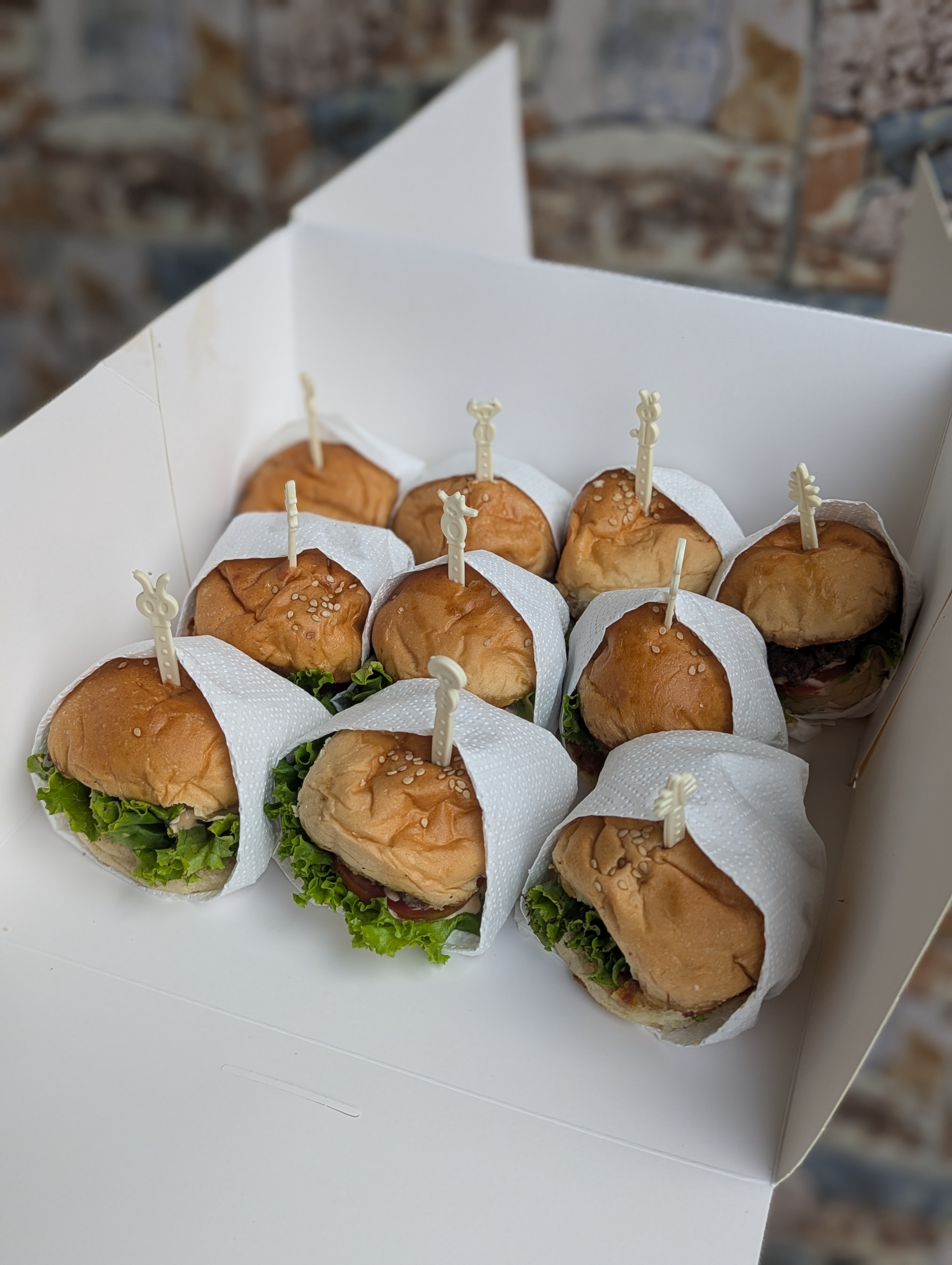 Mini burgers