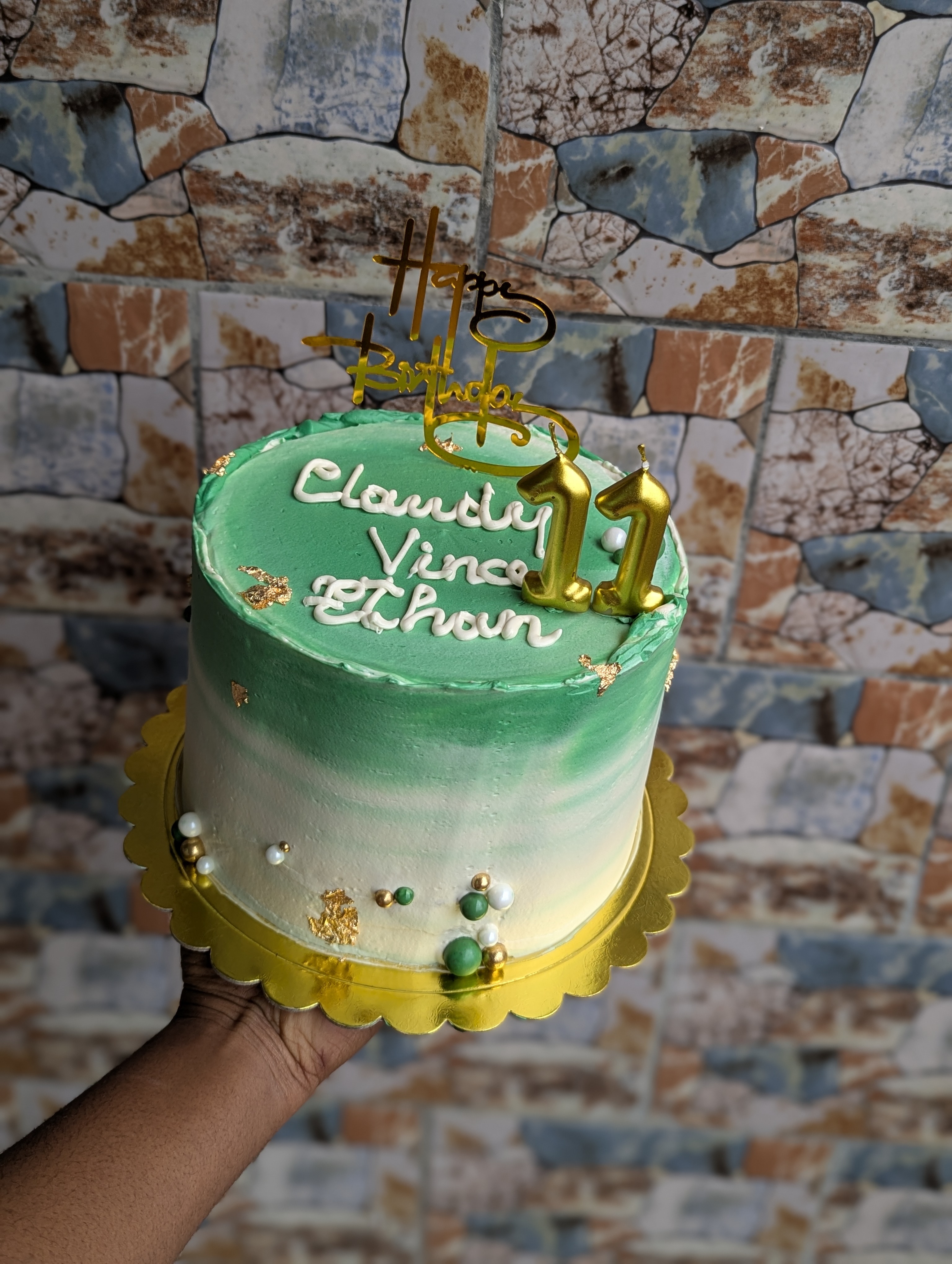 Gâteau d'anniversaire personnalisé 