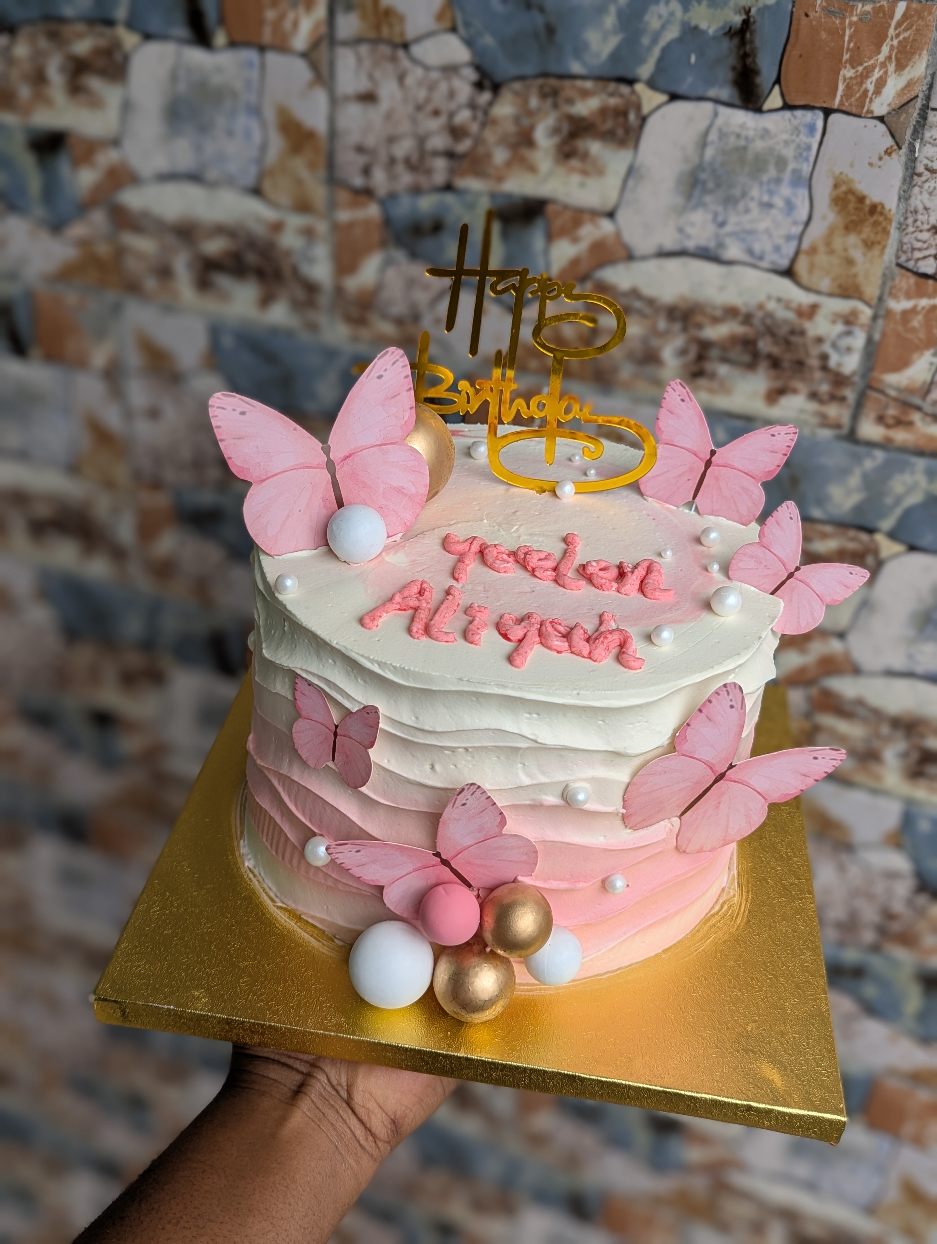 Gâteau d'anniversaire personnalisé