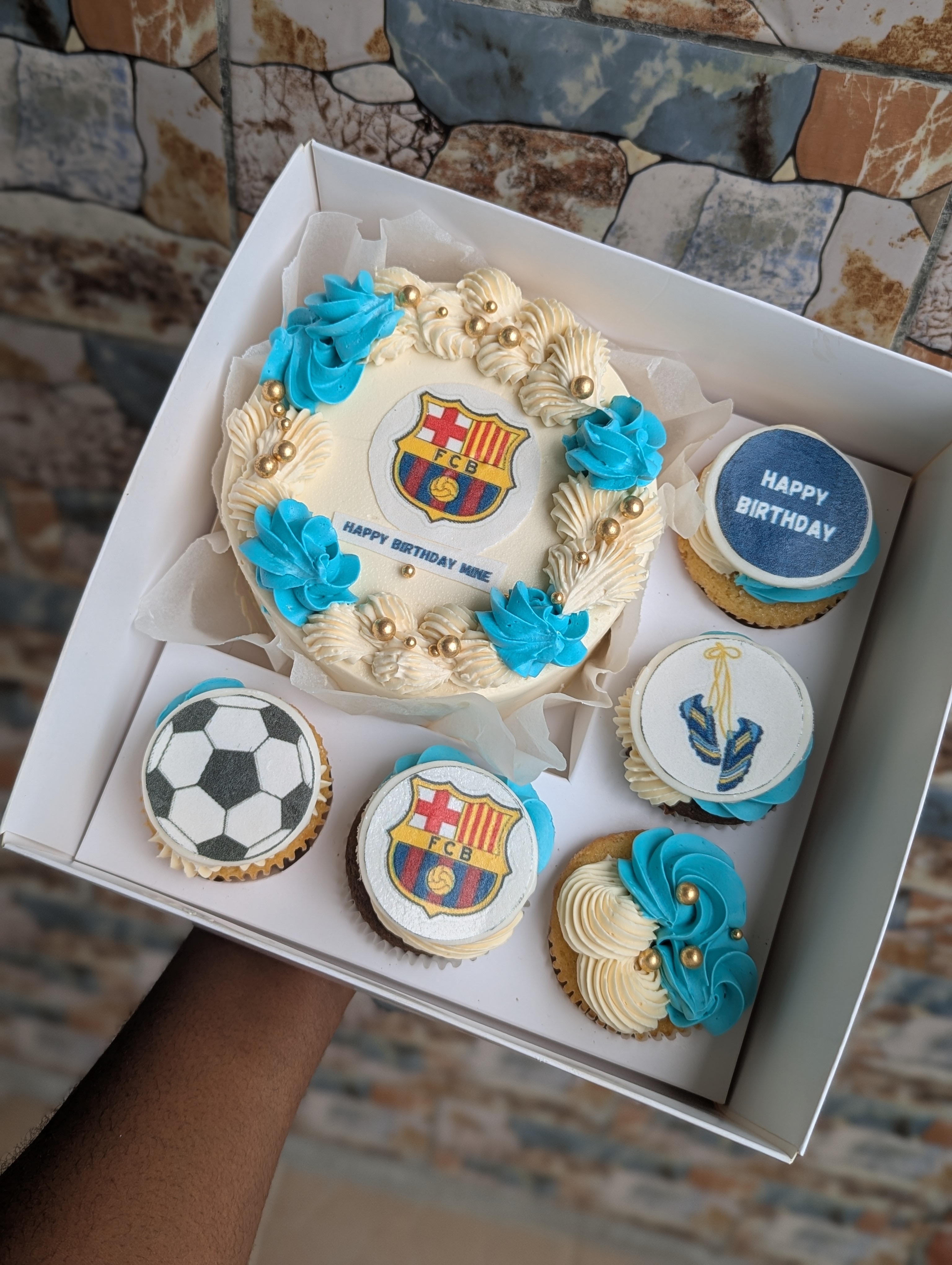 Pack bento + 5 Cupcakes Barcelone