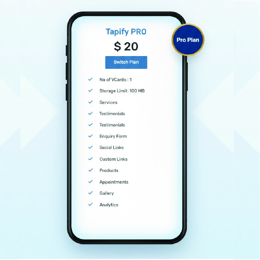 Tapify PRO Plan