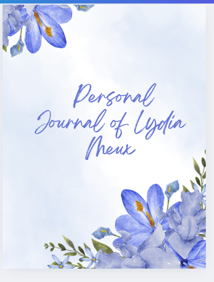 Lydia Meux’s Diary (September 1891) — Pristine Facsimile