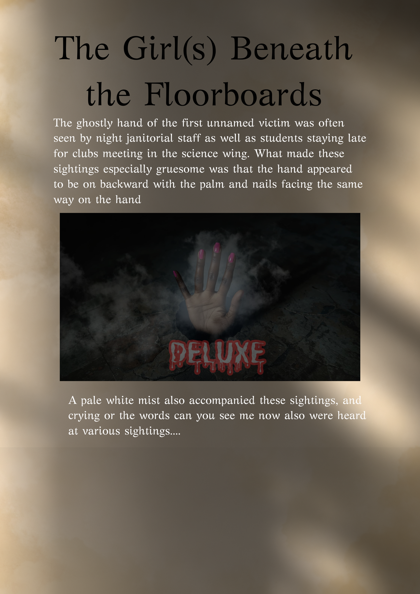 Community Hauntings — School Files (Incident #76-22)