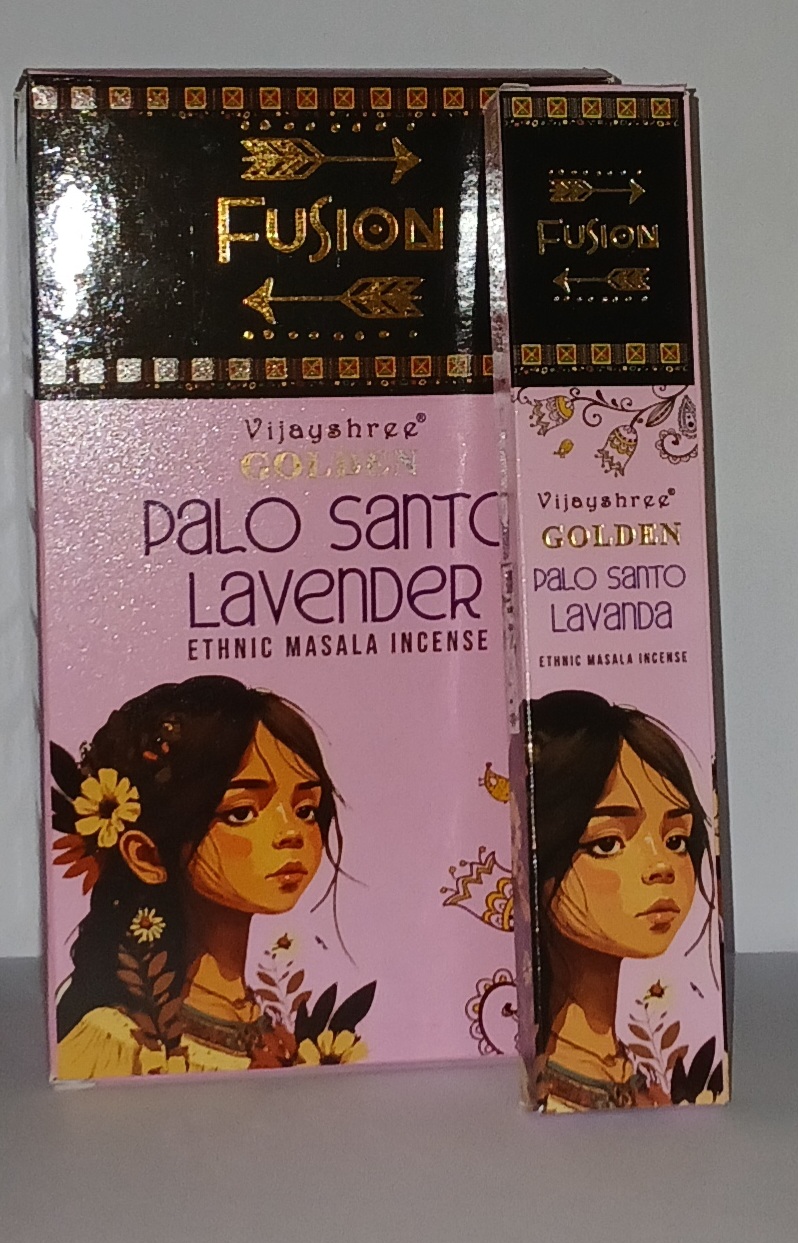 Golden Fusion smilkalų lazdelės Palo Santo ir levanda