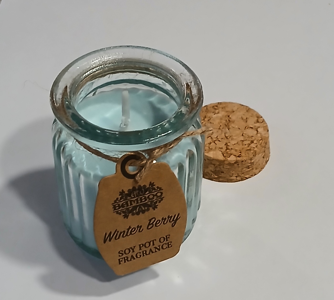 Sojų vaško žvakė „Žiemos uoga“