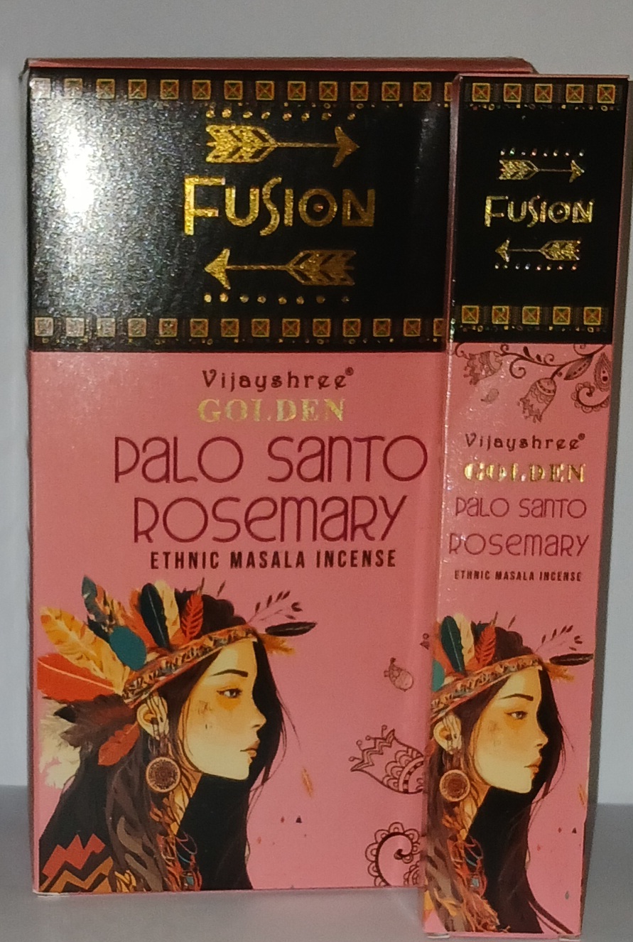 Golden Fusion smilkalų lazdelės Palo Santo ir rozmarinas