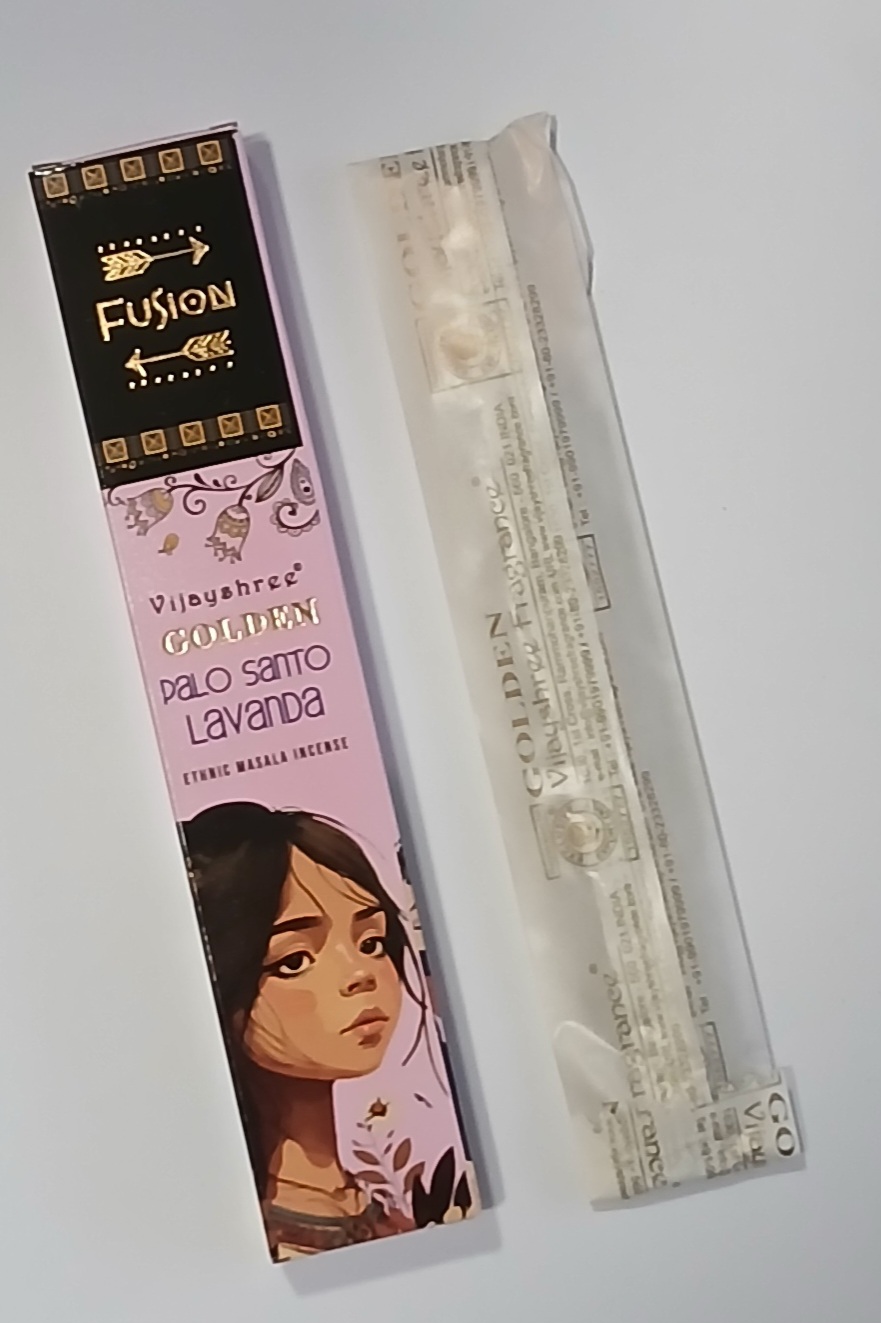 Golden Fusion smilkalų lazdelės Palo Santo ir levanda