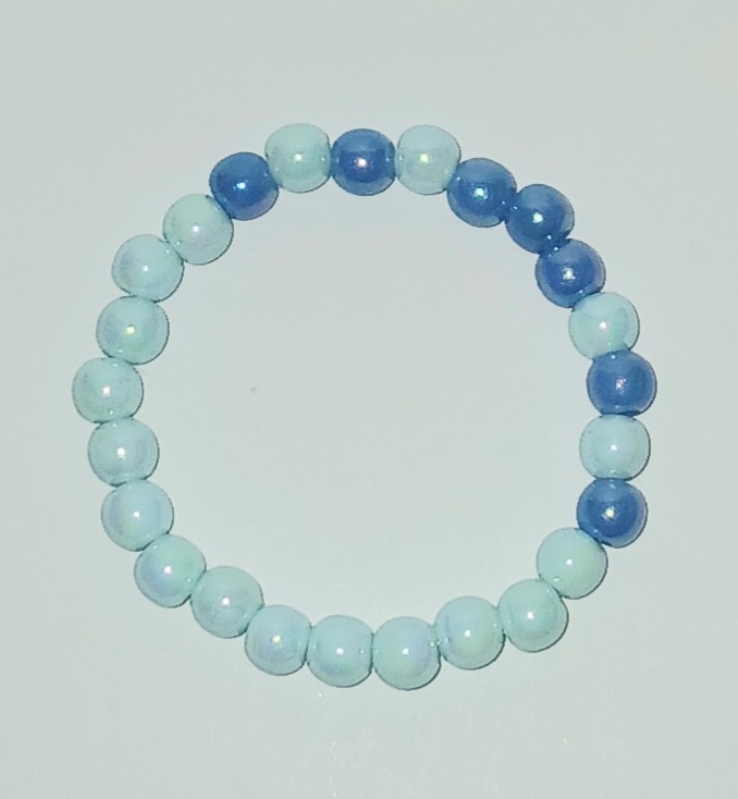 Vaikiška akrilinių karoliukų apyrankė