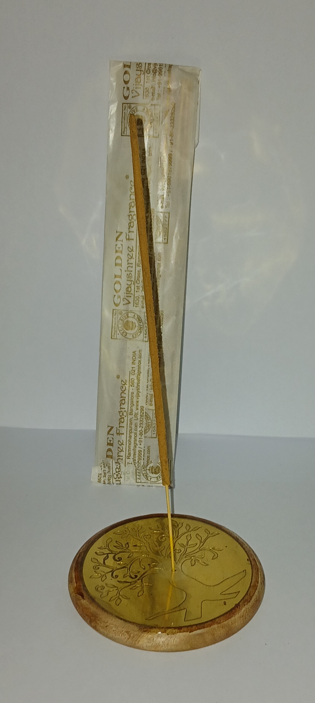 Apvali mango medienos smilkalinė „Gyvybės medis“