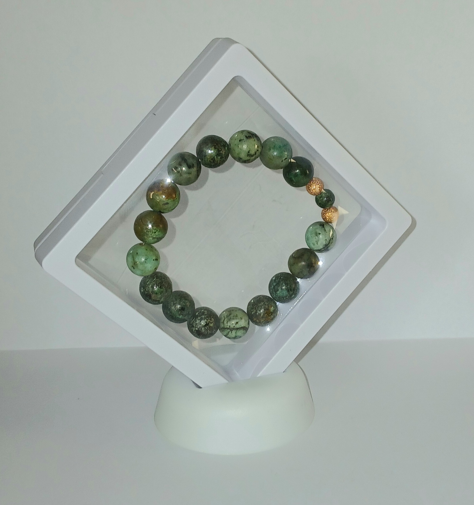 Afrikos turkio jaspio apyrankė