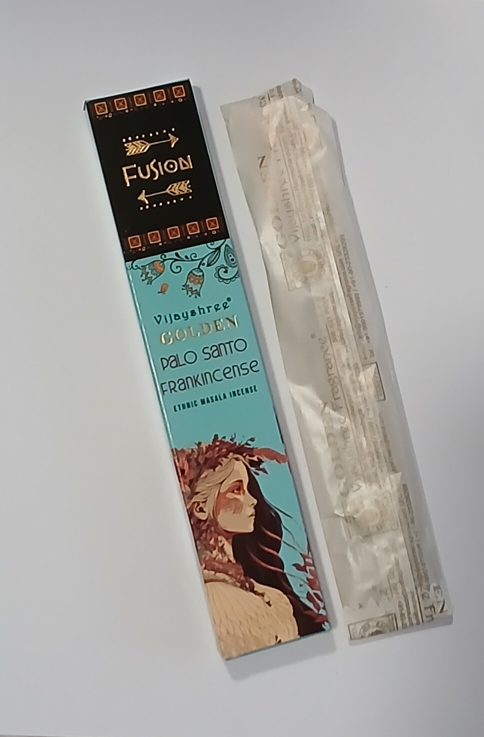 Golden Fusion smilkalų lazdelės Palo Santo ir bosvelija
