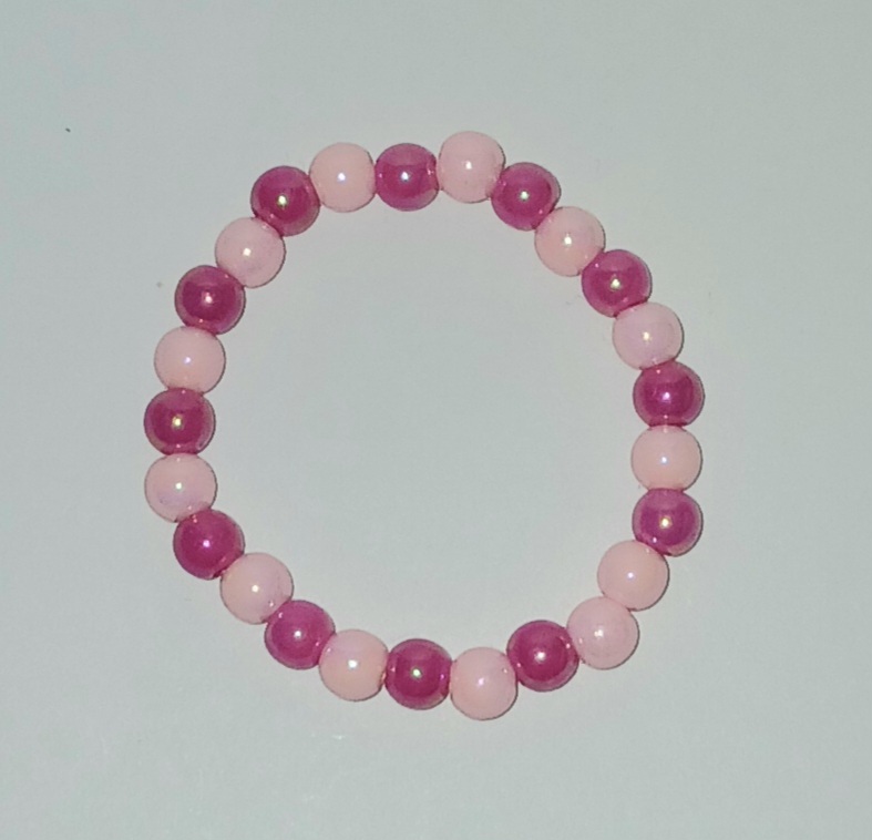 Vaikiška akrilinių karoliukų apyrankė