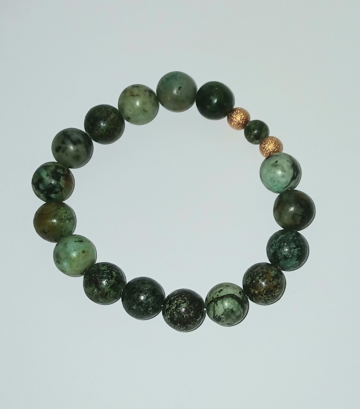 Afrikos turkio jaspio apyrankė