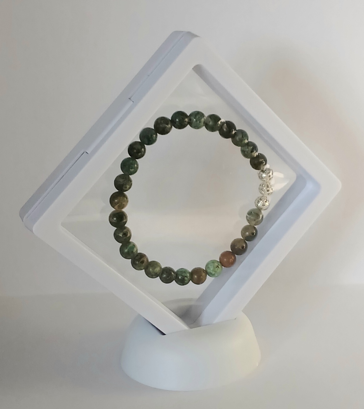 Afrikos turkio jaspio apyrankė