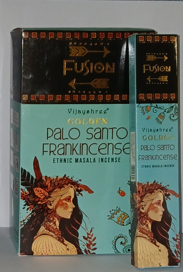 Golden Fusion smilkalų lazdelės Palo Santo ir bosvelija