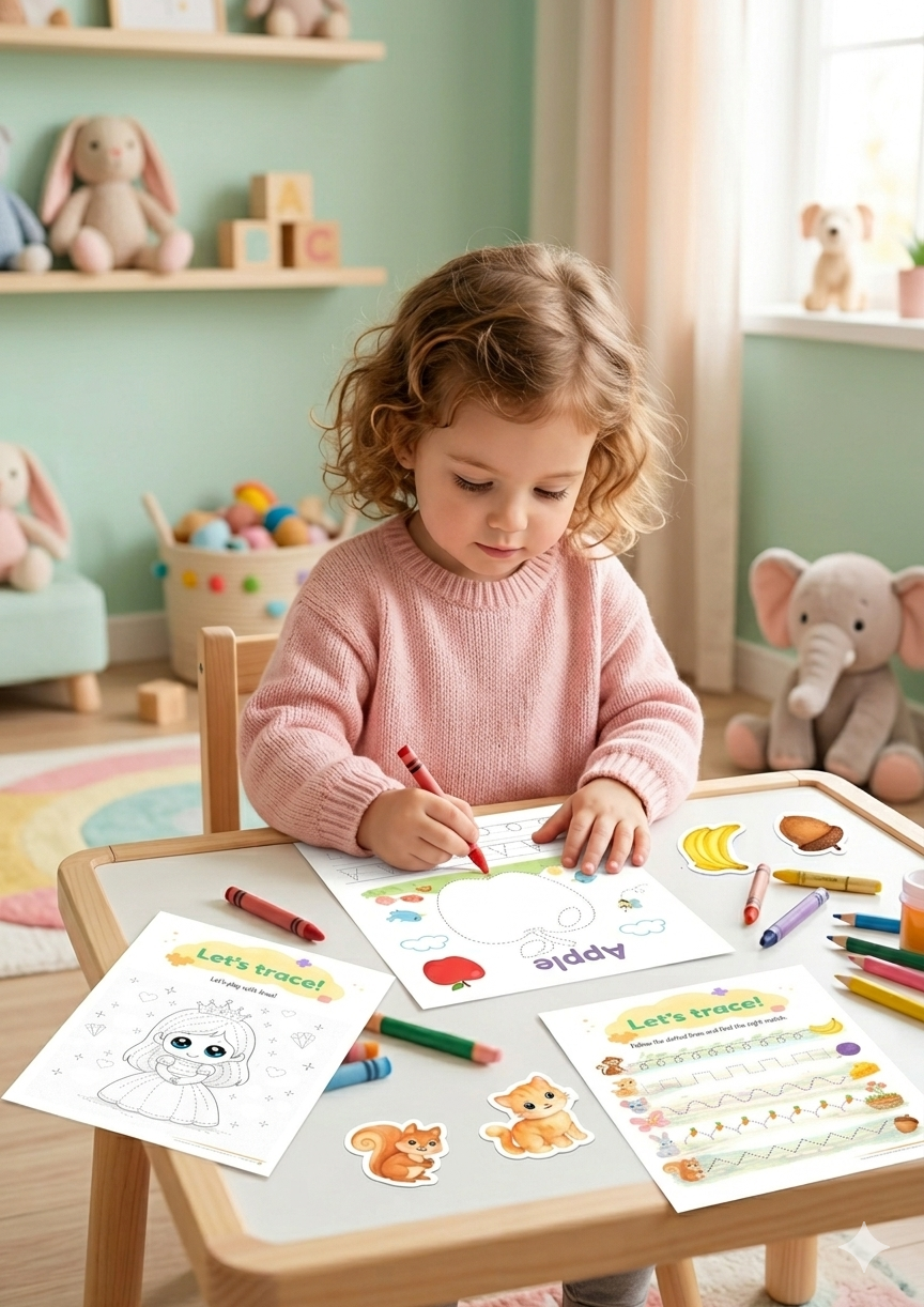 Screen-Free Learning Activity Pack (Ages 3–6)