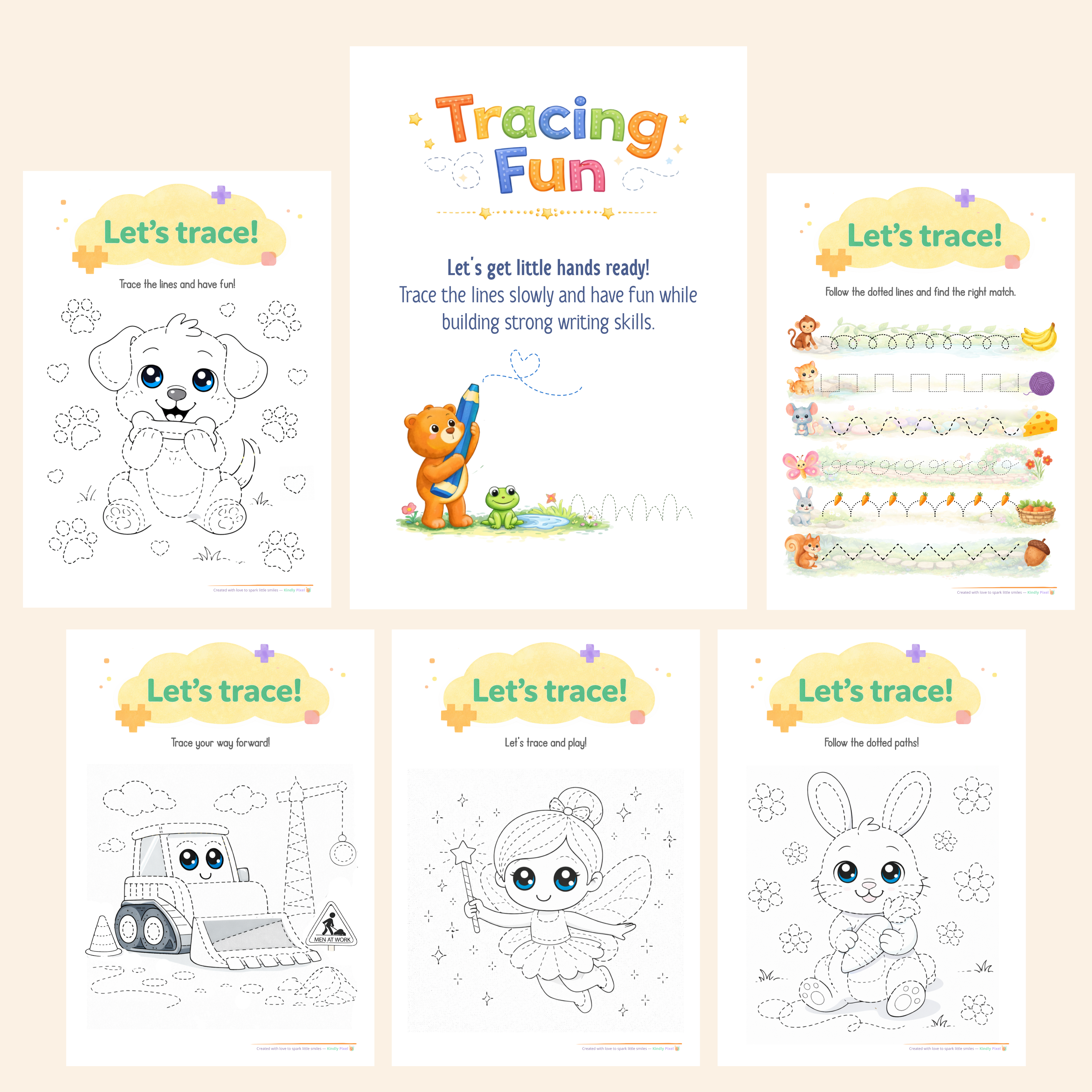 Screen-Free Learning Activity Pack (Ages 3–6)