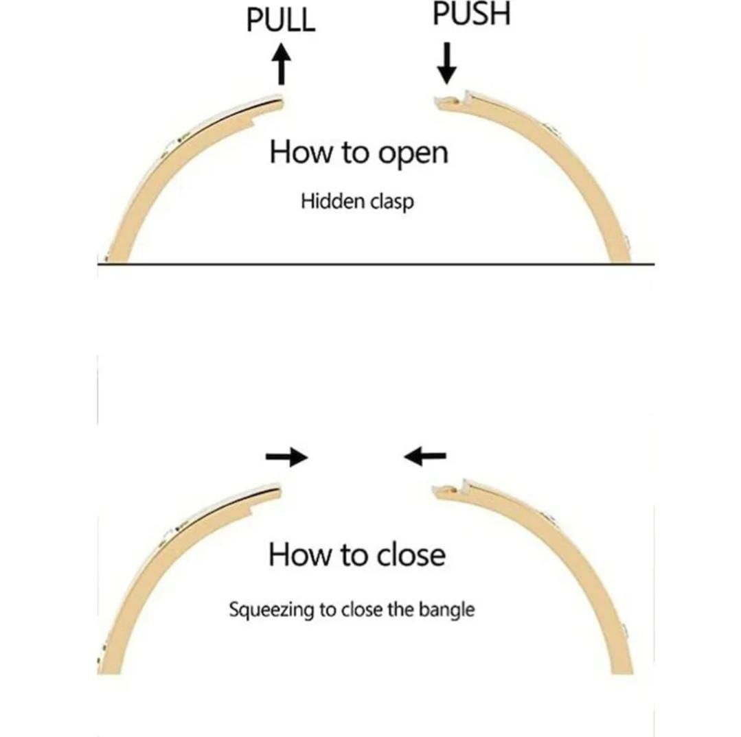 Gold Plated Crystal Bracelet