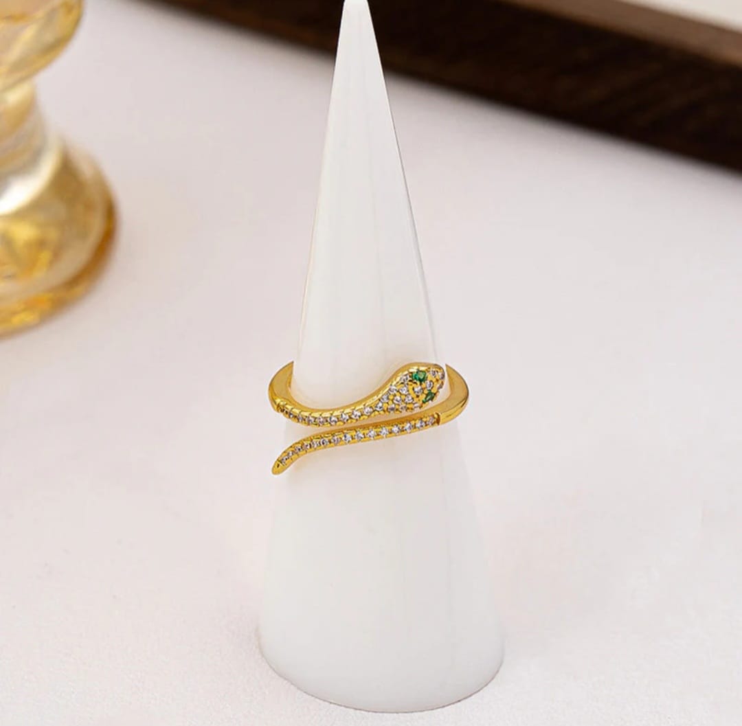 Gold Plated luxury Snake Ring